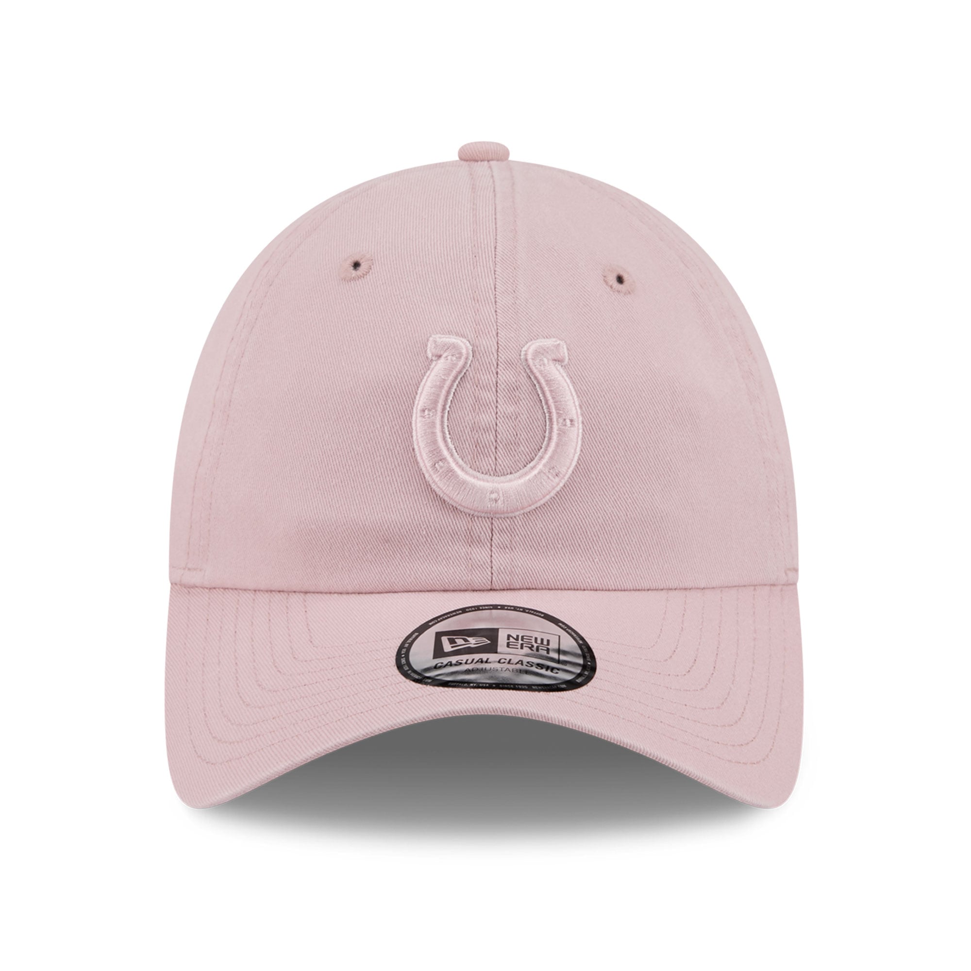 Casquette New Era rose pour femme, modèle Indianapolis Colts, style classique décontracté et ajustable