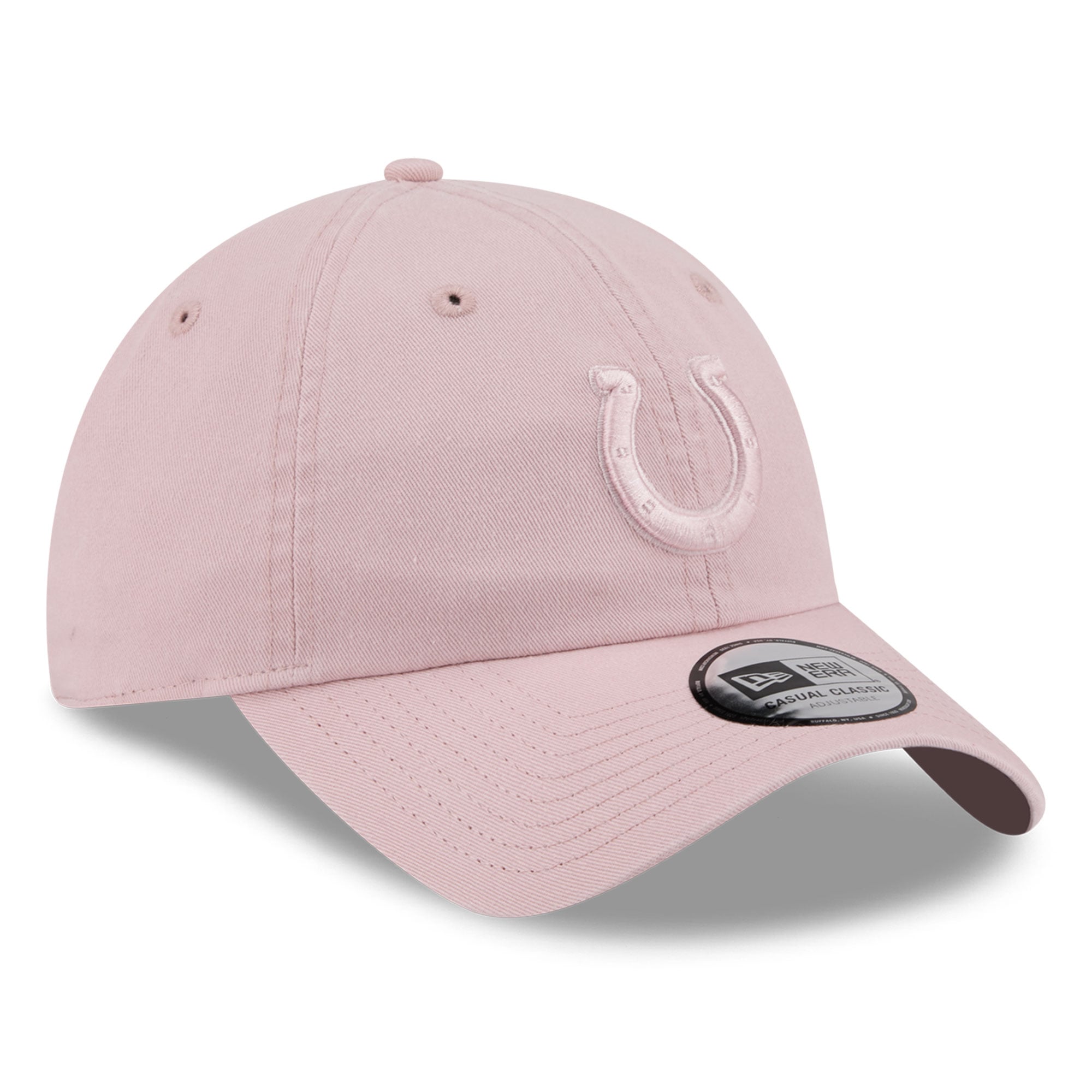 Casquette New Era rose pour femme, modèle Indianapolis Colts, style classique décontracté et ajustable