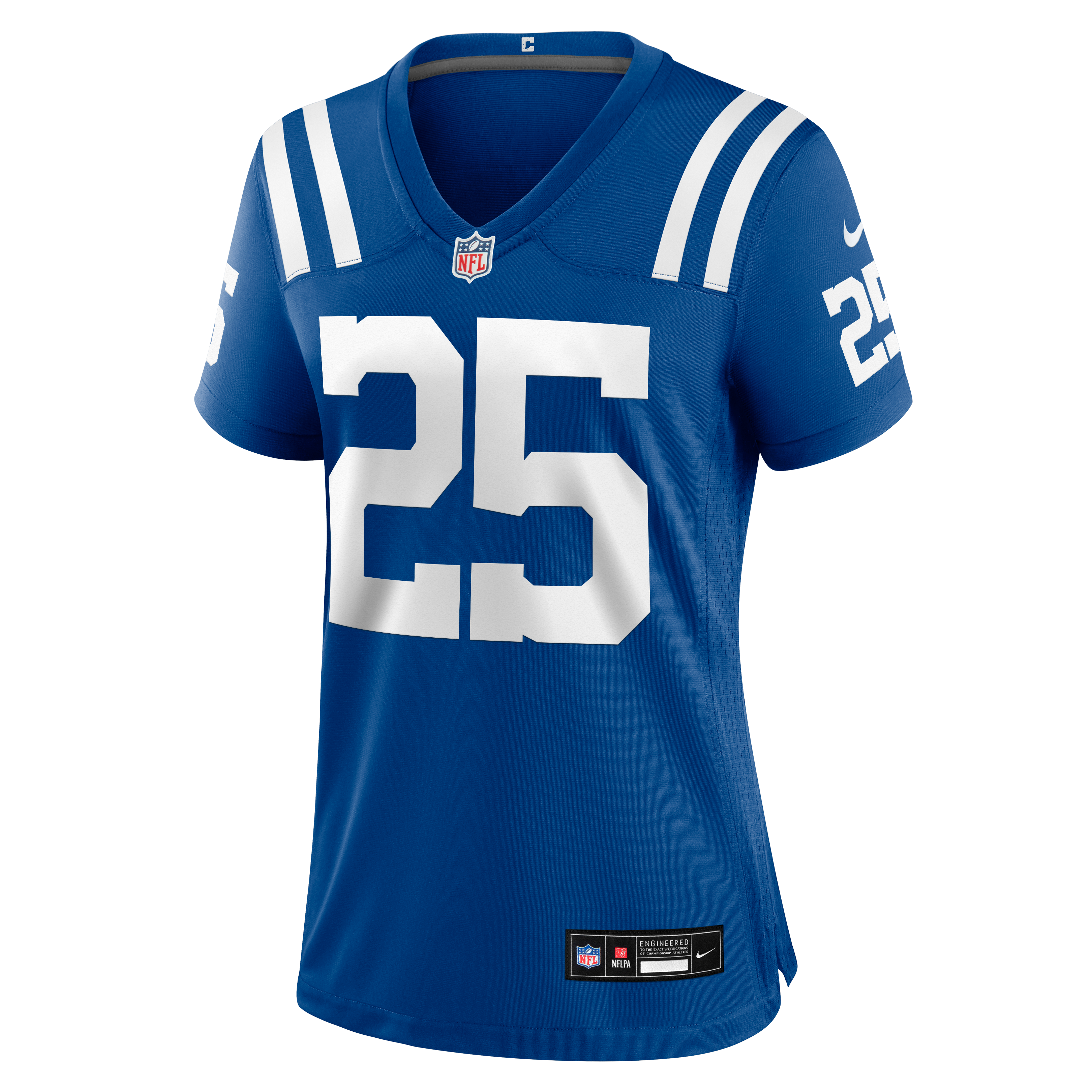 Maillot de match Nike A.J. Haulcy Royal Indianapolis Colts pour femmes