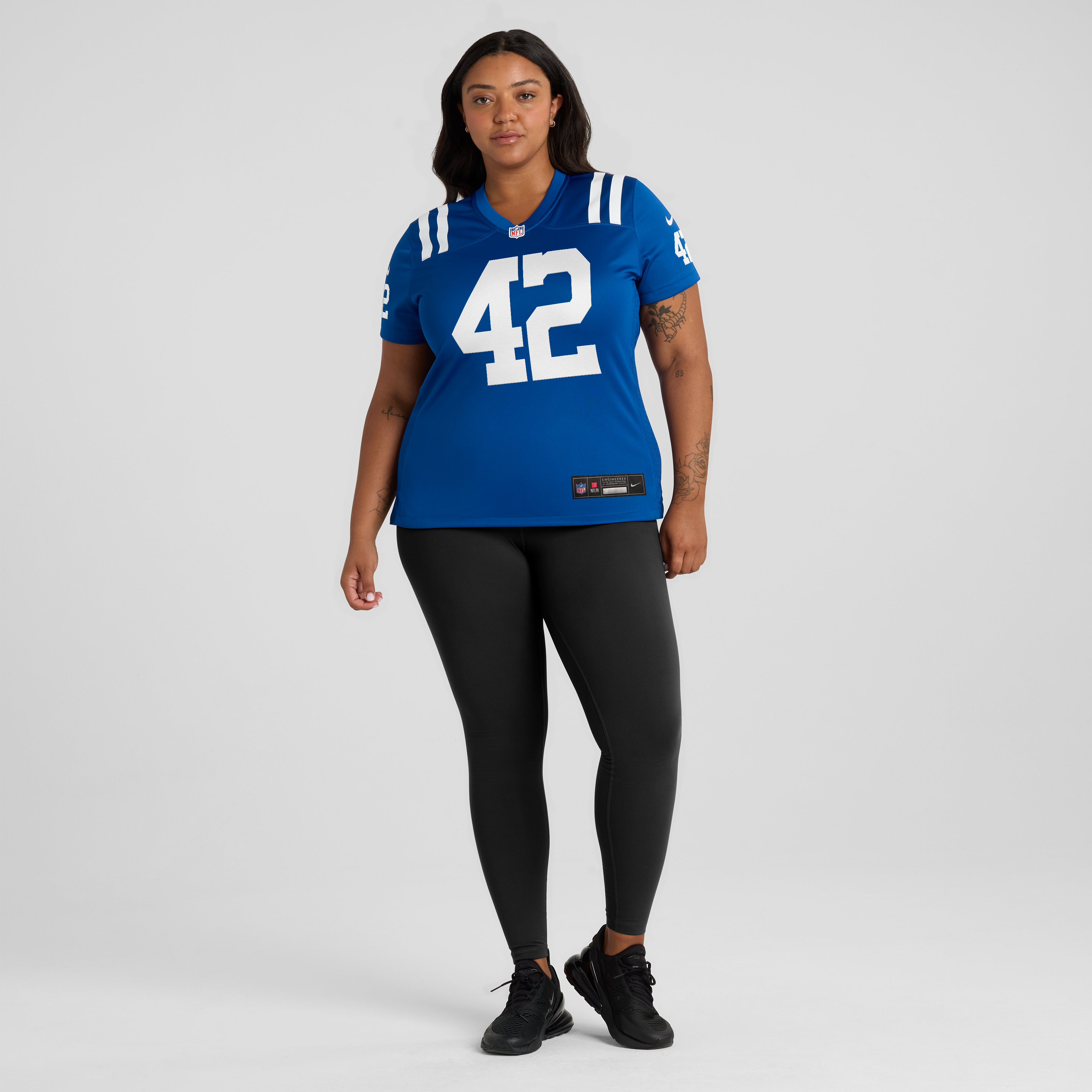 Maillot de match Nike Anderson Castle Royal Indianapolis Colts pour femmes