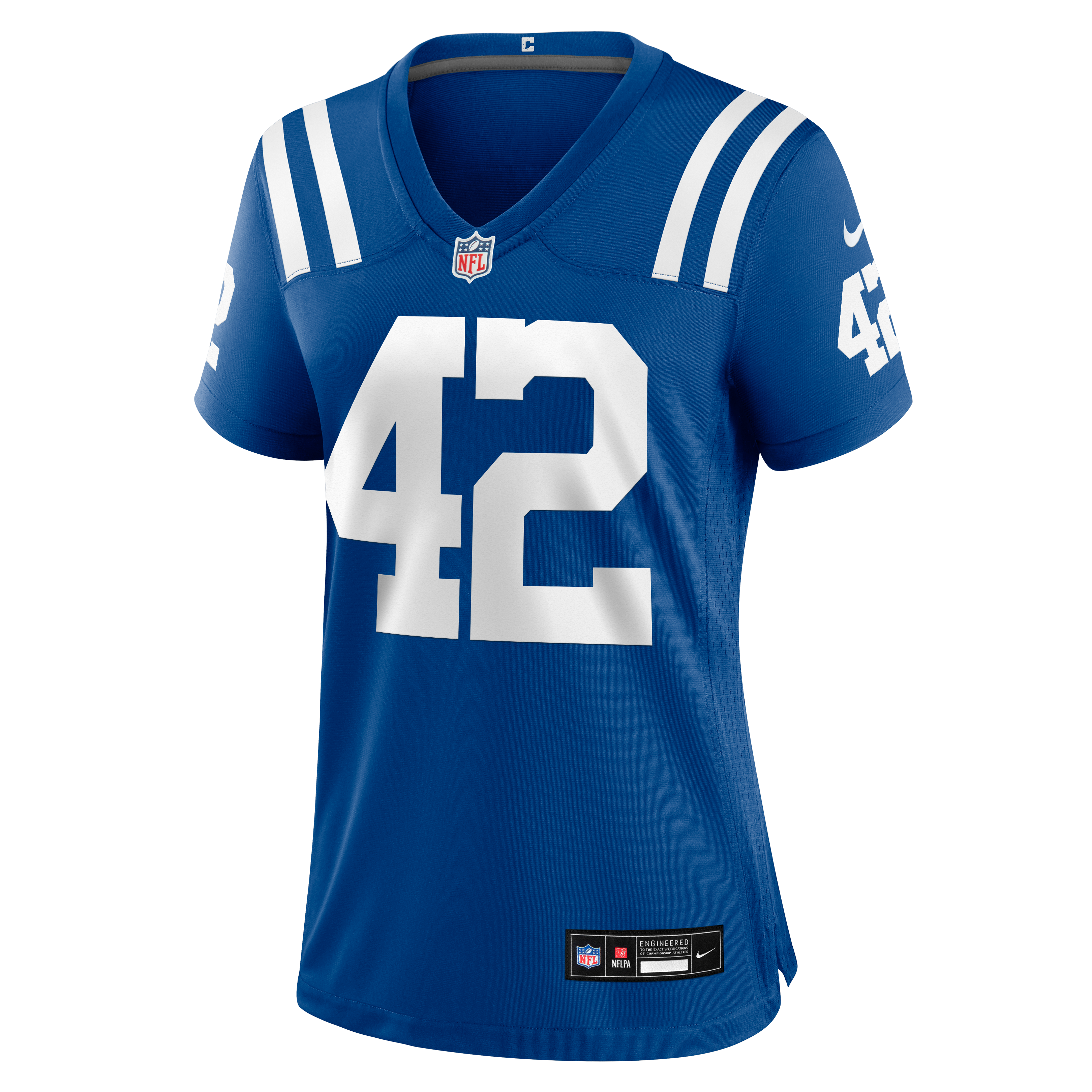 Maillot de match Nike Anderson Castle Royal Indianapolis Colts pour femmes