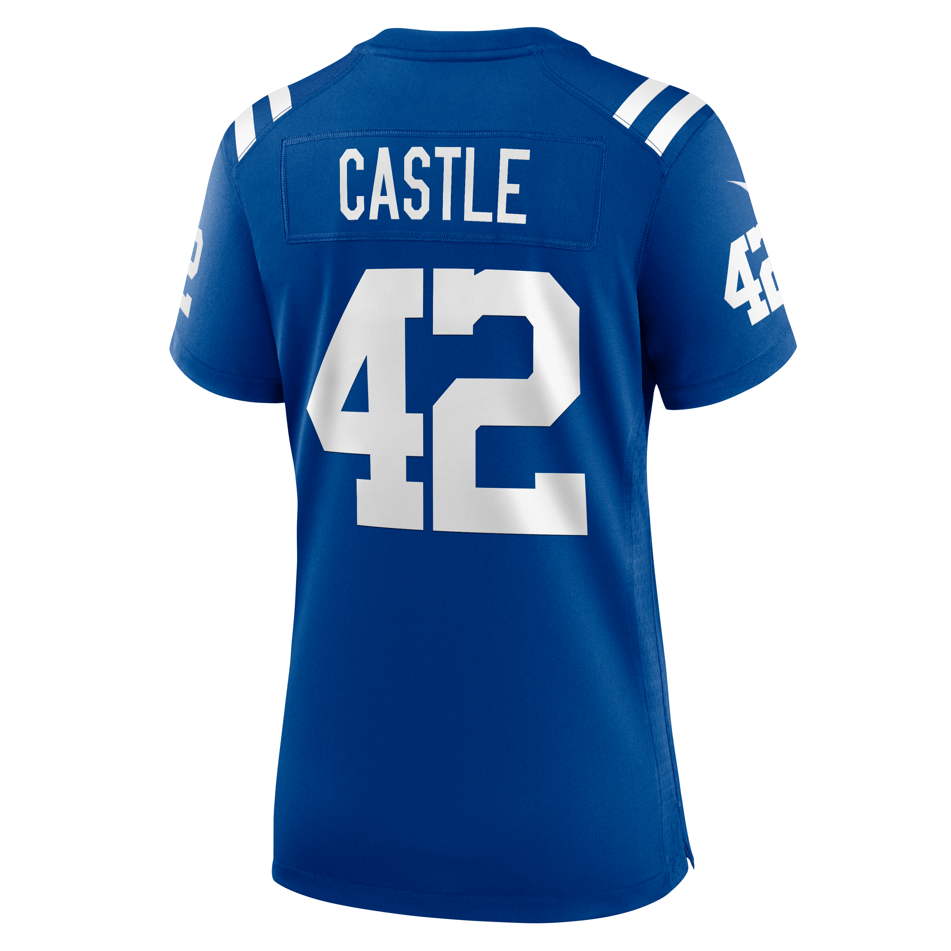 Maillot de match Nike Anderson Castle Royal Indianapolis Colts pour femmes