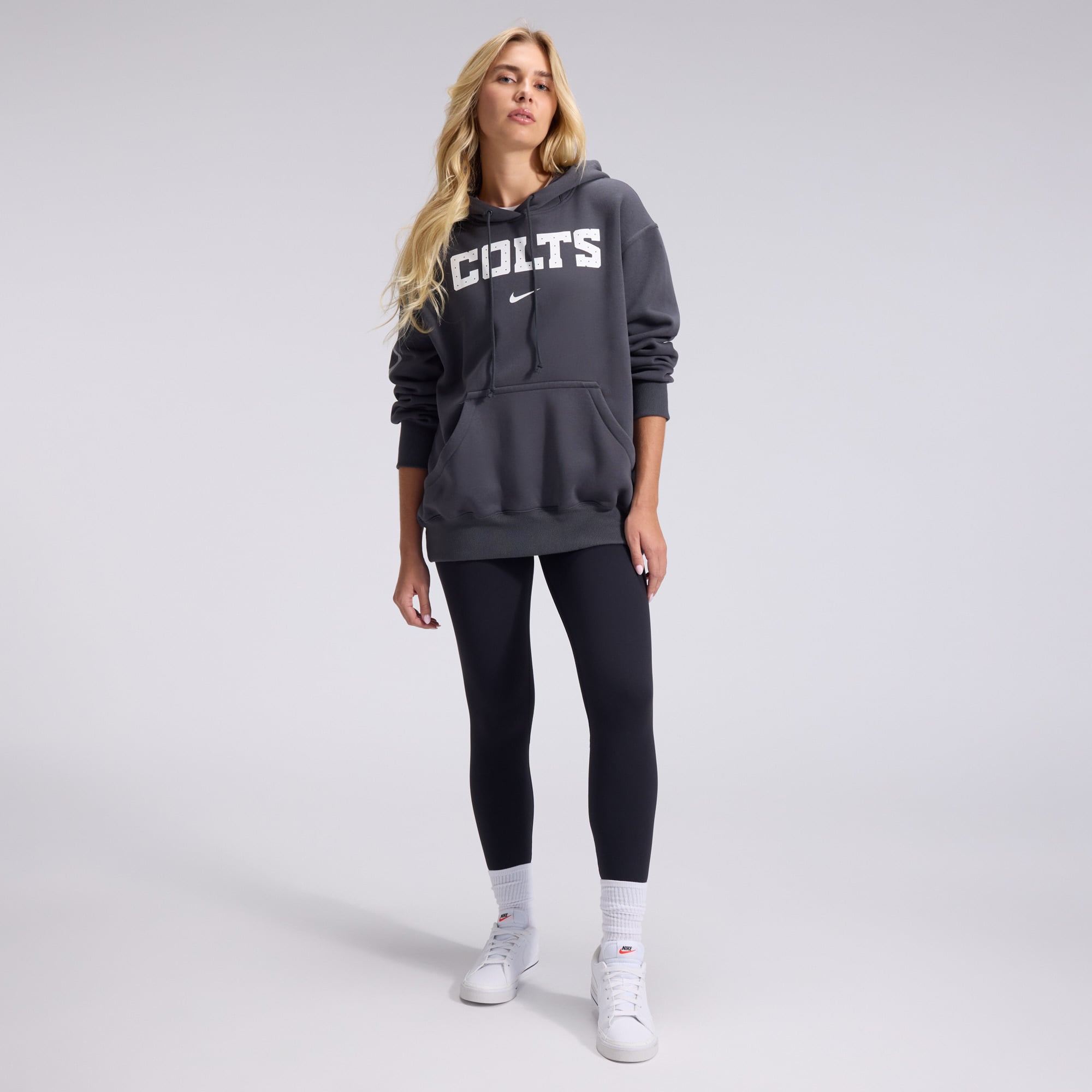 Women's Nike Anthracite Indianapolis Colts 2026 Rivalries Collection Oversized Pullover Hoodie