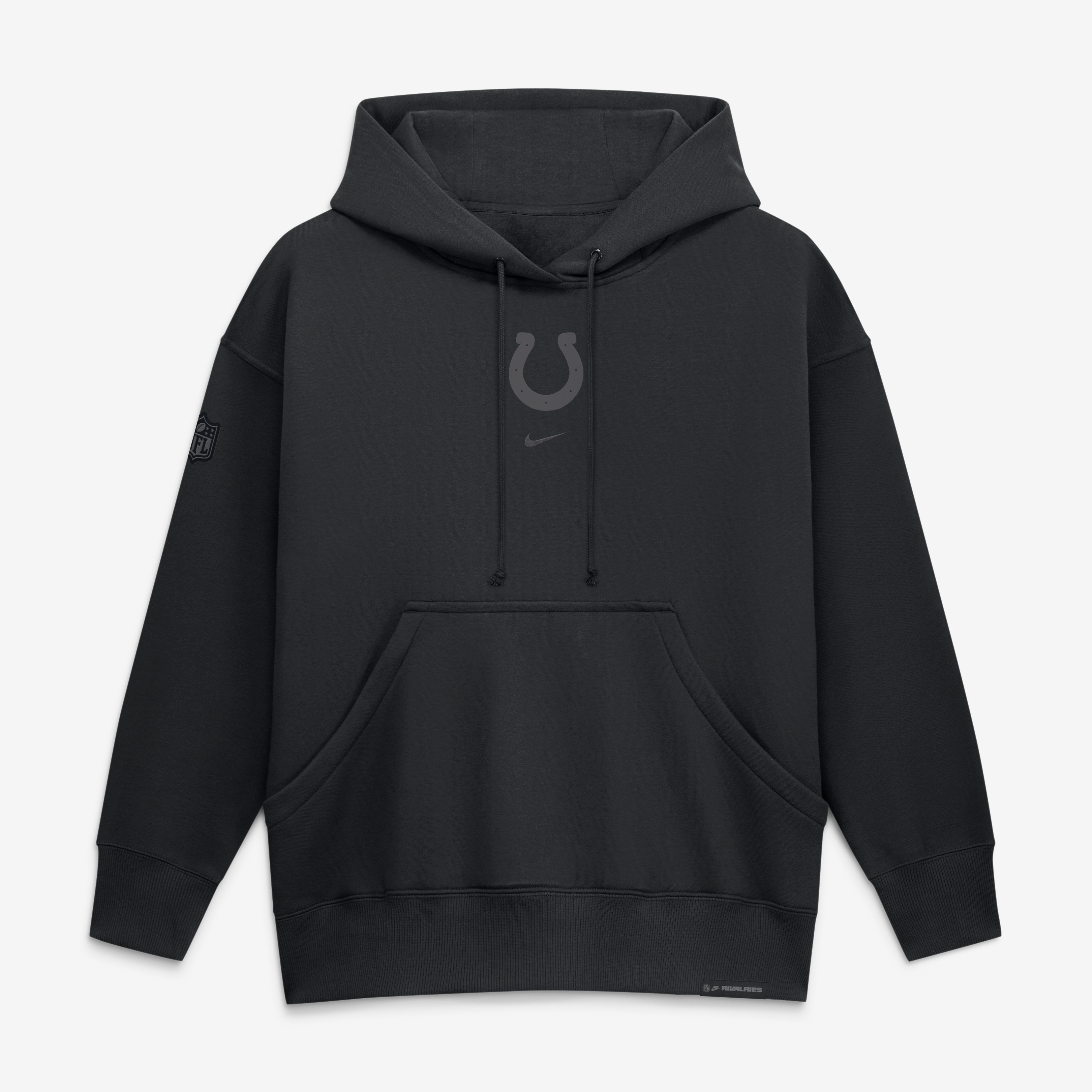 Women's Nike  Anthracite Indianapolis Colts 2026 Rivalries Collection Oversized Pullover Hoodie