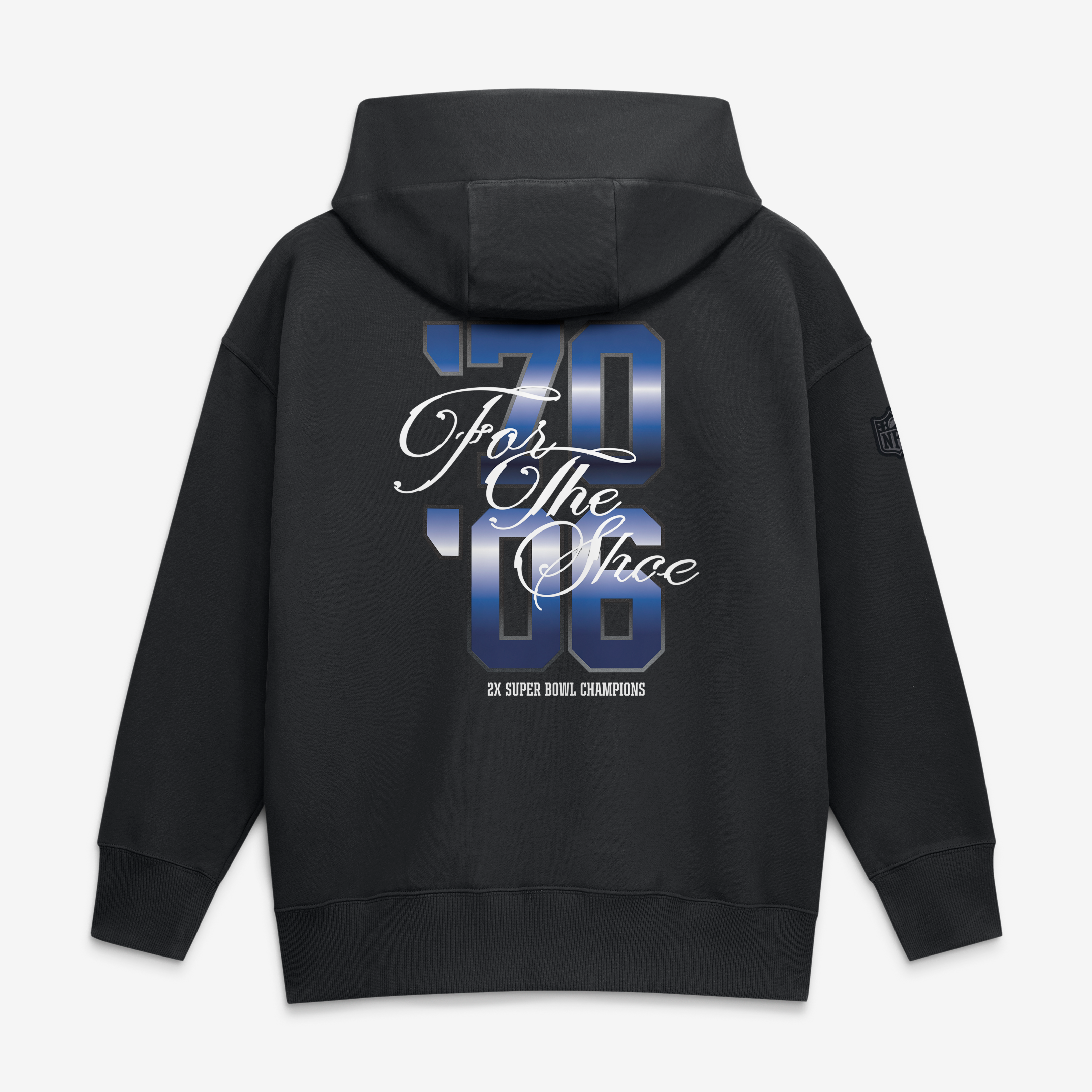 Women's Nike  Anthracite Indianapolis Colts 2026 Rivalries Collection Oversized Pullover Hoodie