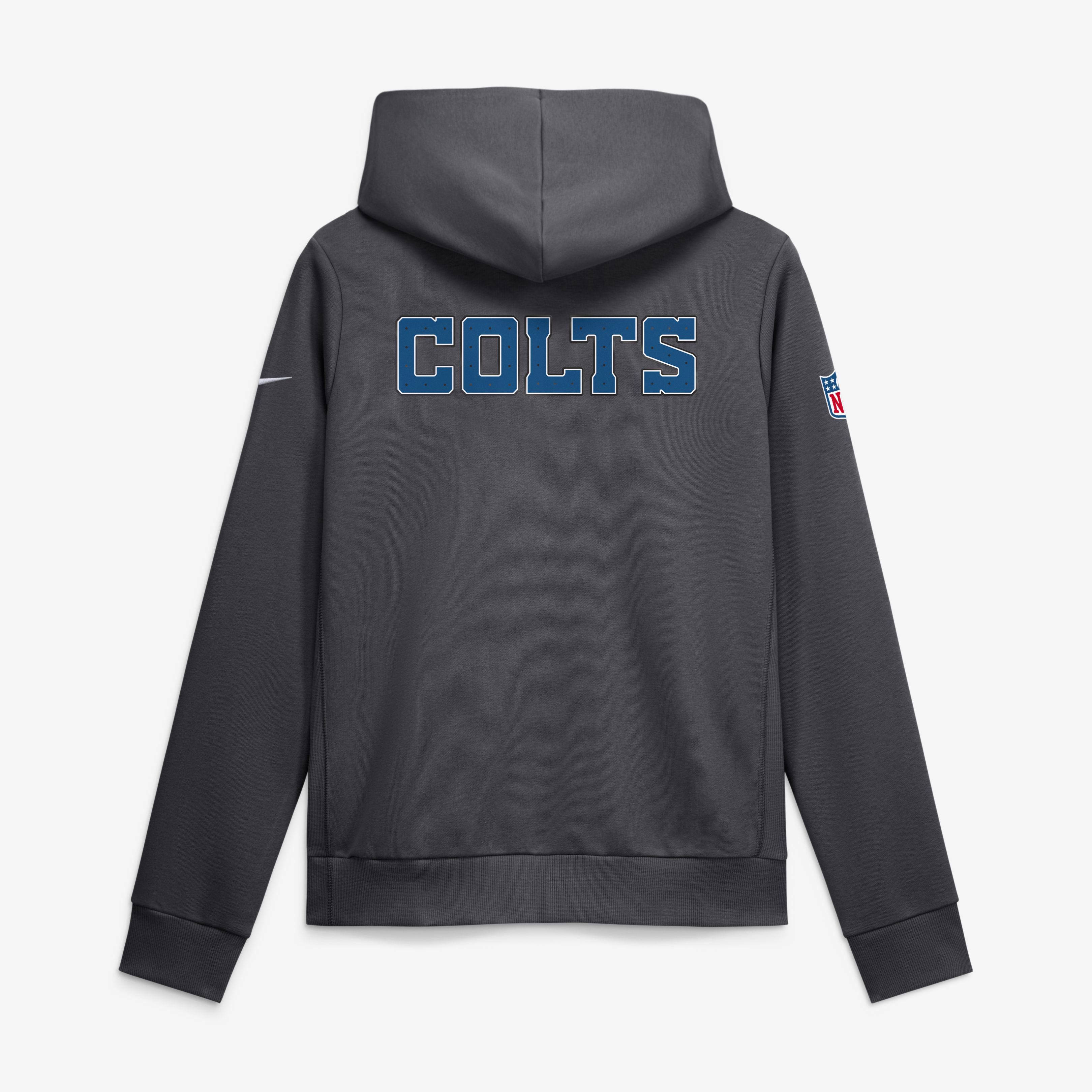 Women's Nike  Anthracite Indianapolis Colts 2026 Rivalries Collection Standard Issue Sideline Pullover Hoodie