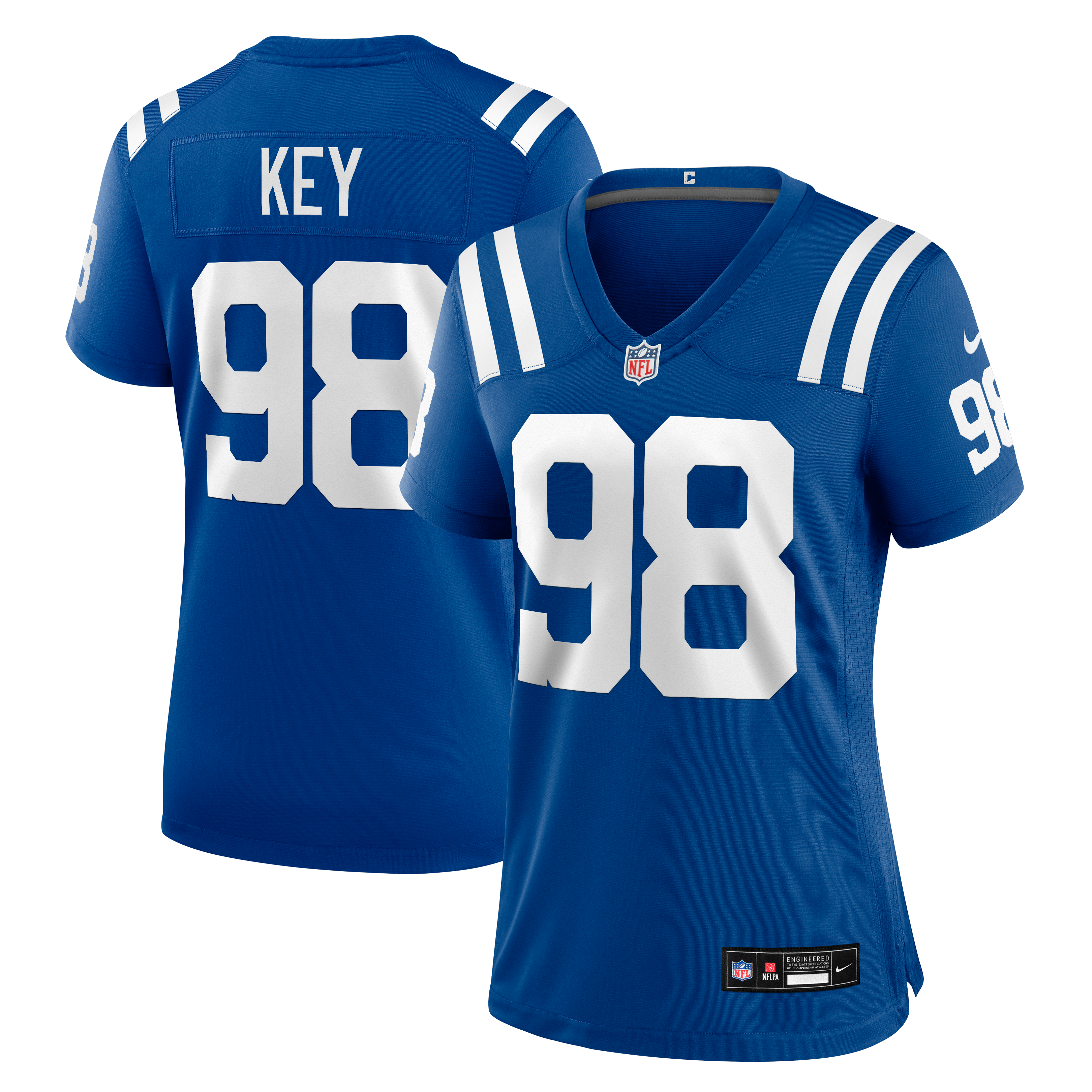 Women's Nike Arden Key Royal Indianapolis Colts Team Game Jersey