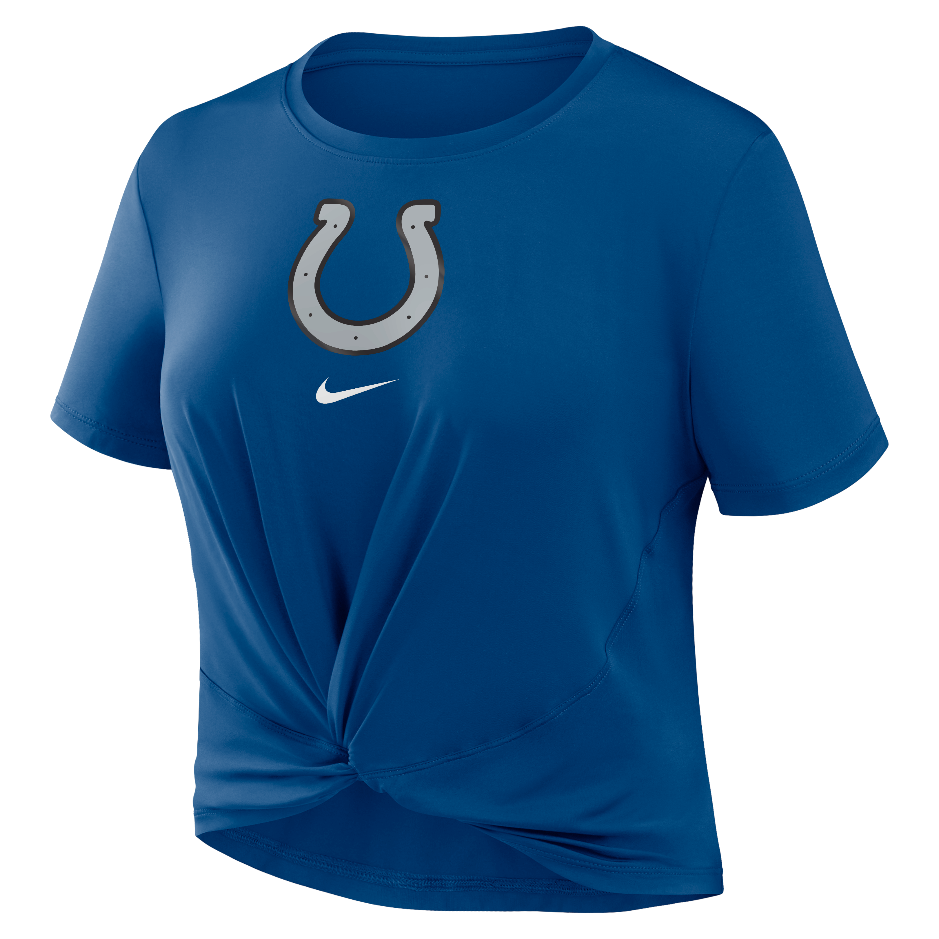 Women's Nike  Blue Indianapolis Colts 2026 Rivalries Collection Classic Twist Cropped T-Shirt