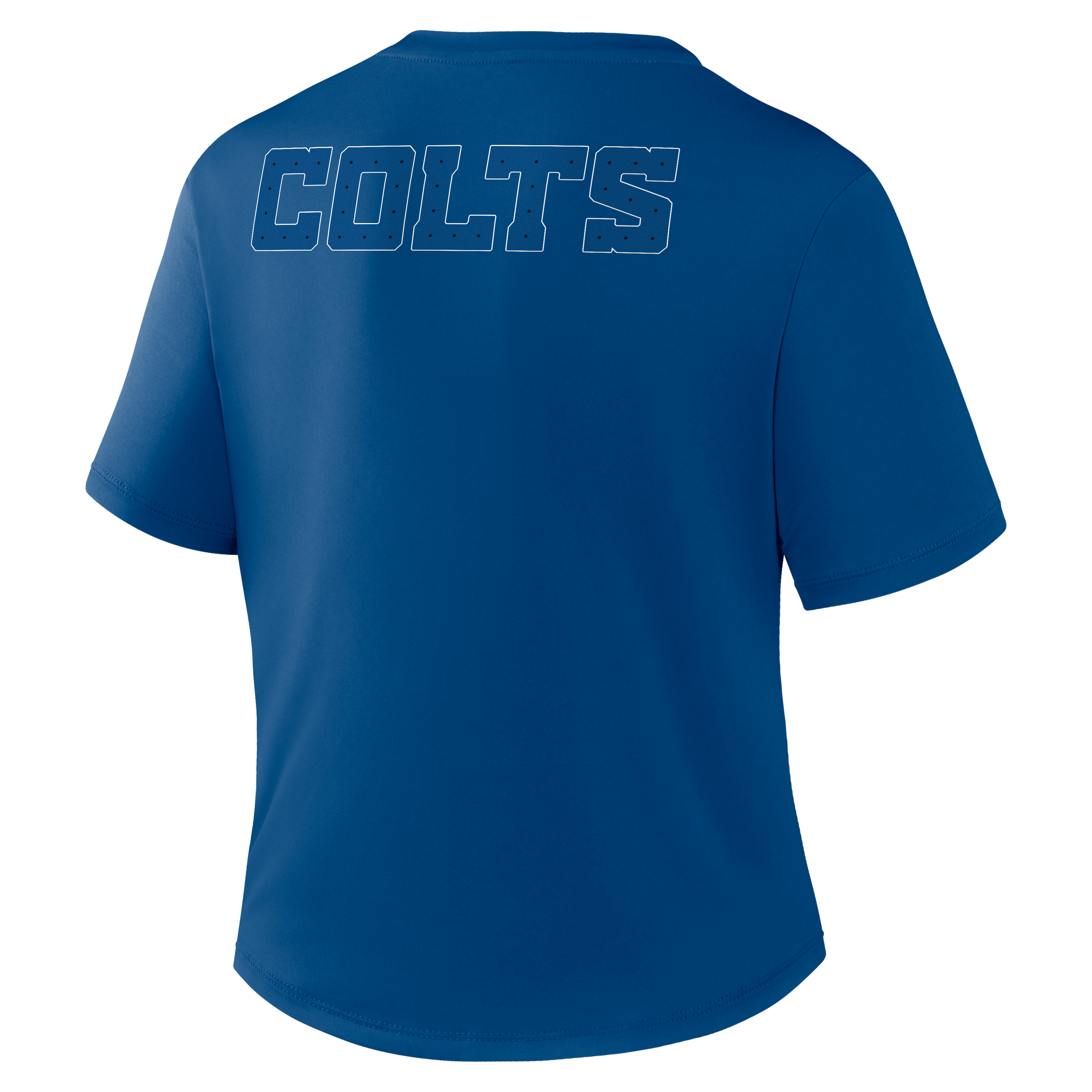 Women's Nike  Blue Indianapolis Colts 2026 Rivalries Collection Classic Twist Cropped T-Shirt