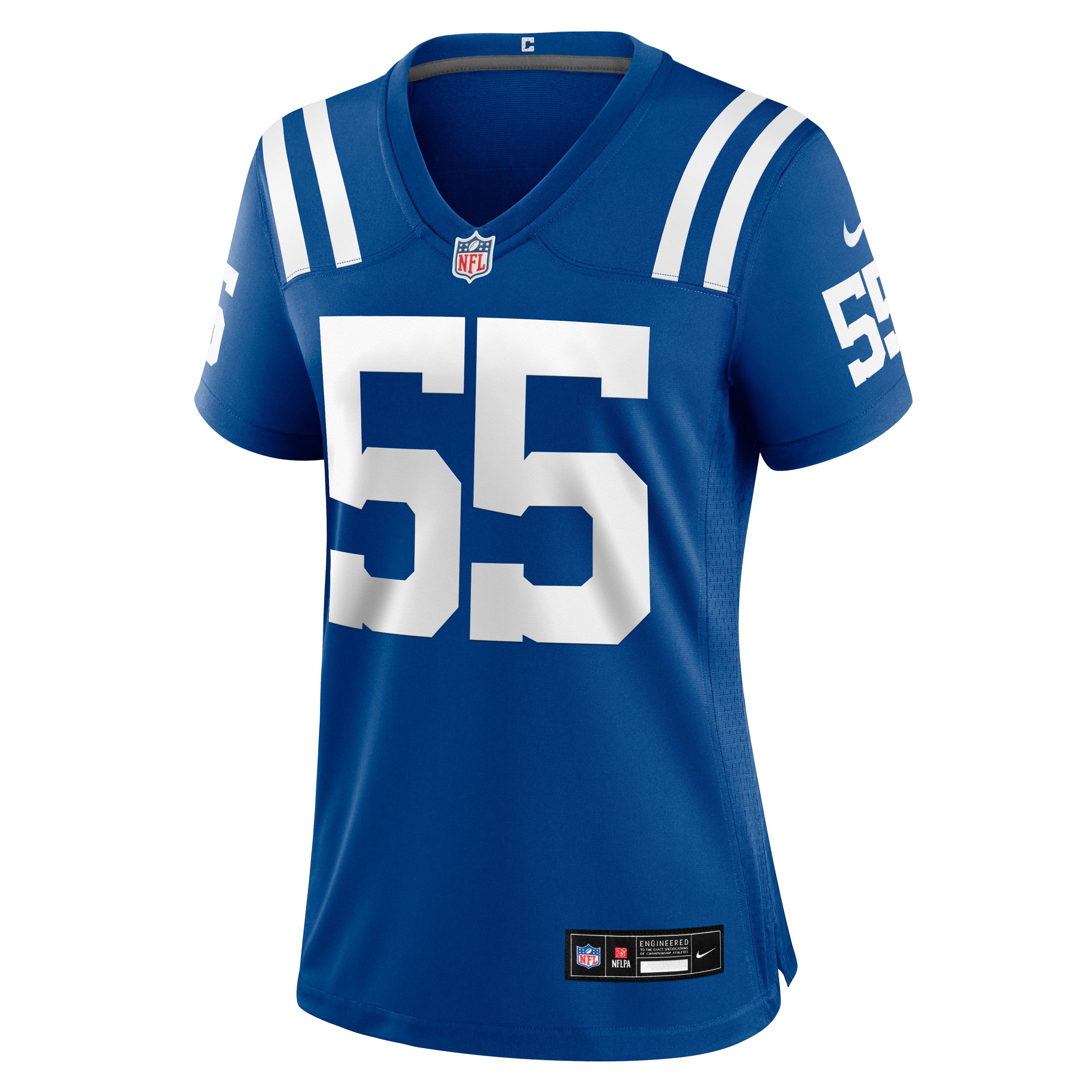 Women's Nike Caden Curry Royal Indianapolis Colts Team Game Jersey
