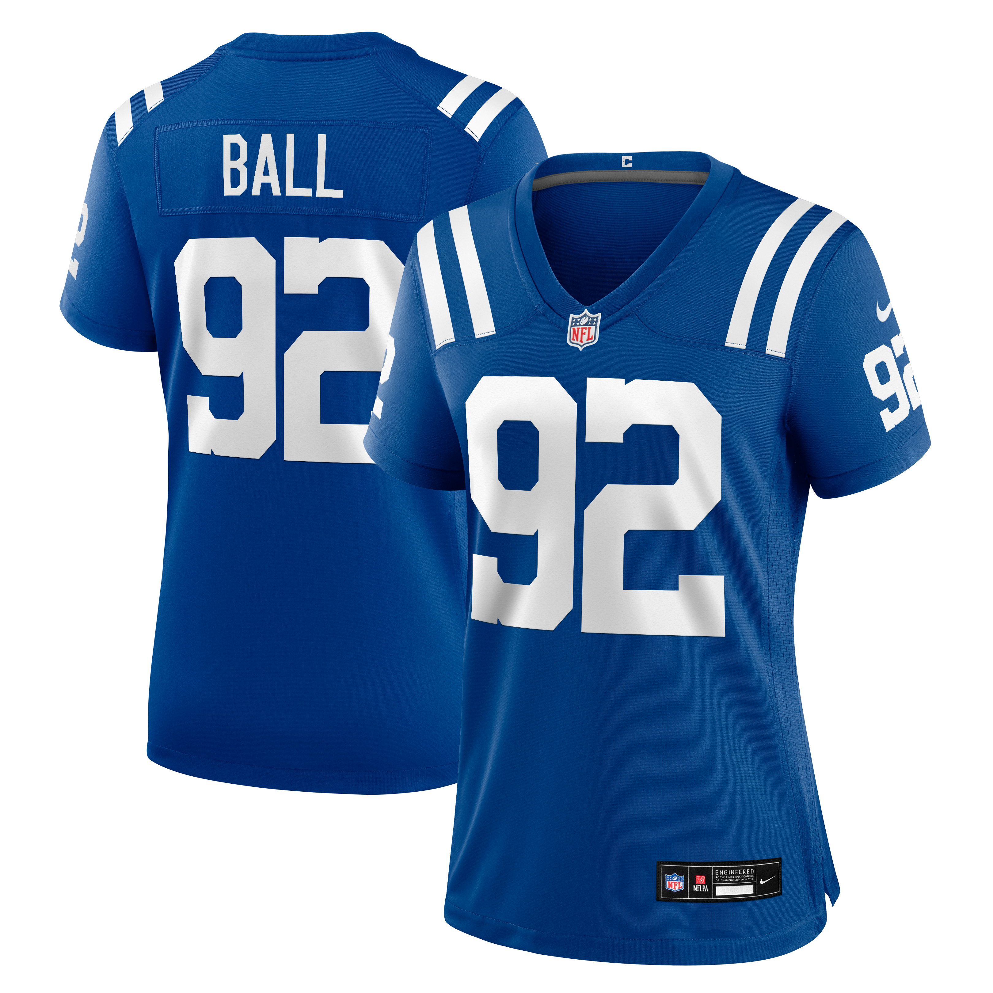 Women's Nike Cameron Ball Royal Indianapolis Colts Team Game Jersey