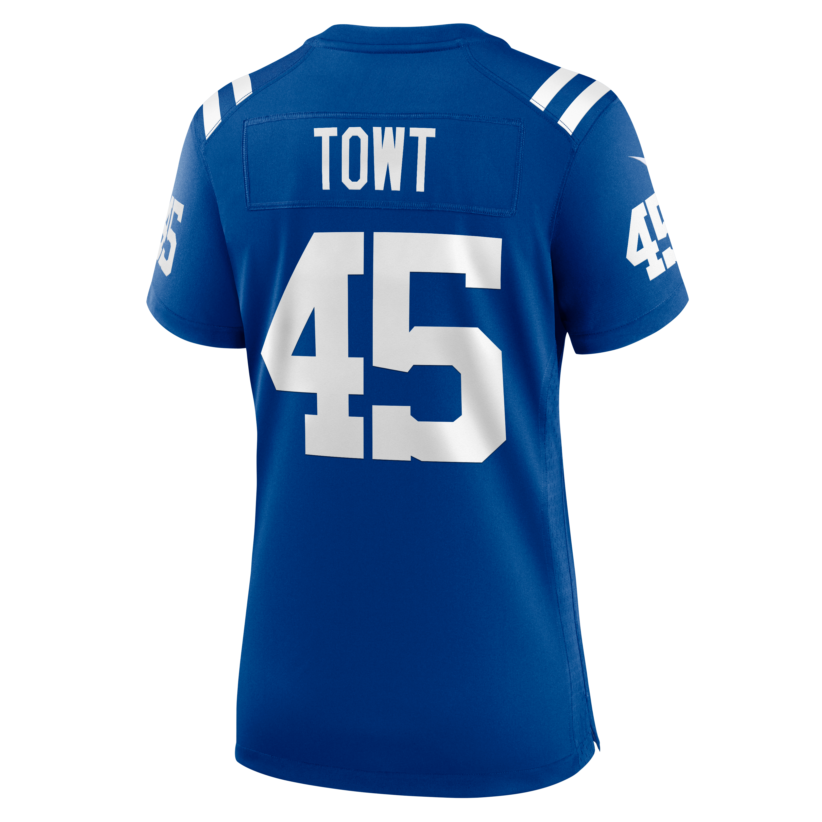 Maillot de match Nike Carson Towt Royal Indianapolis Colts pour femmes