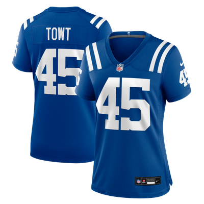 Carson Towt Indianapolis Colts Nike Women's Team Game Jersey - Royal