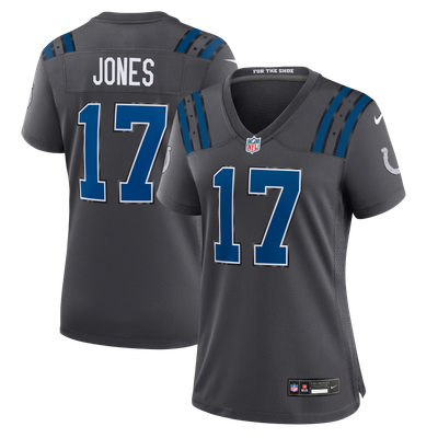 Daniel Jones Indianapolis Colts Nike Women's 2026 Rivalries Collection Game Jersey - Anthracite