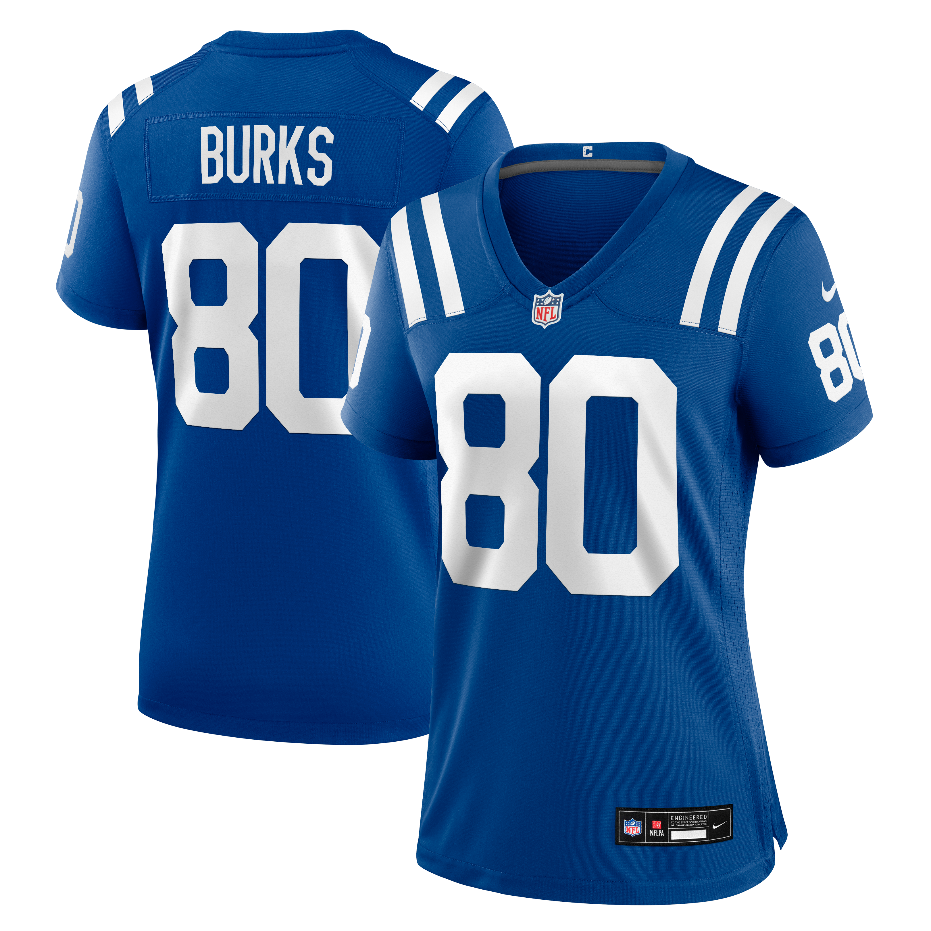 Women's Nike Deion Burks Royal Indianapolis Colts Team Game Jersey