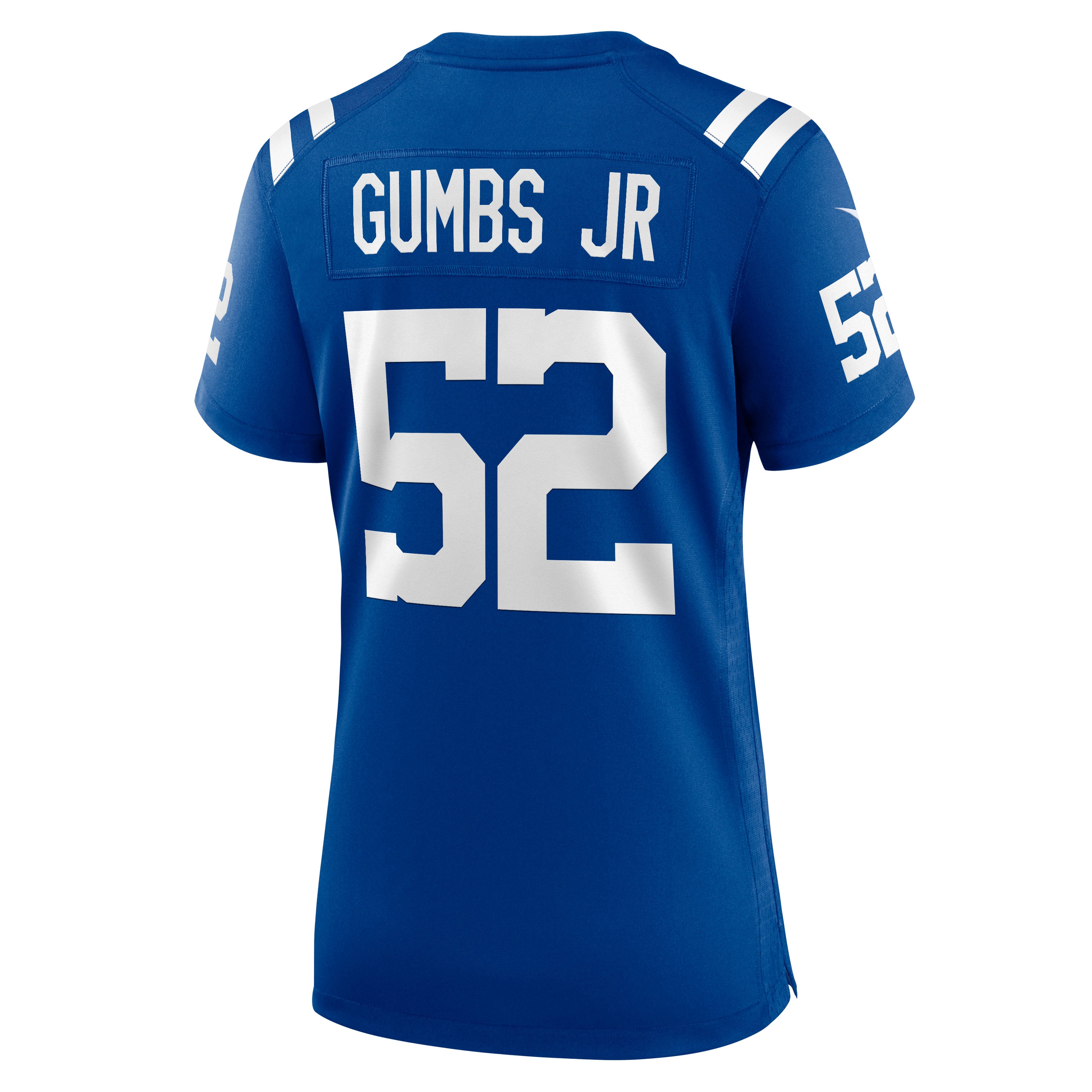Maillot de match Nike George Gumbs Jr. Royal Indianapolis Colts pour femmes