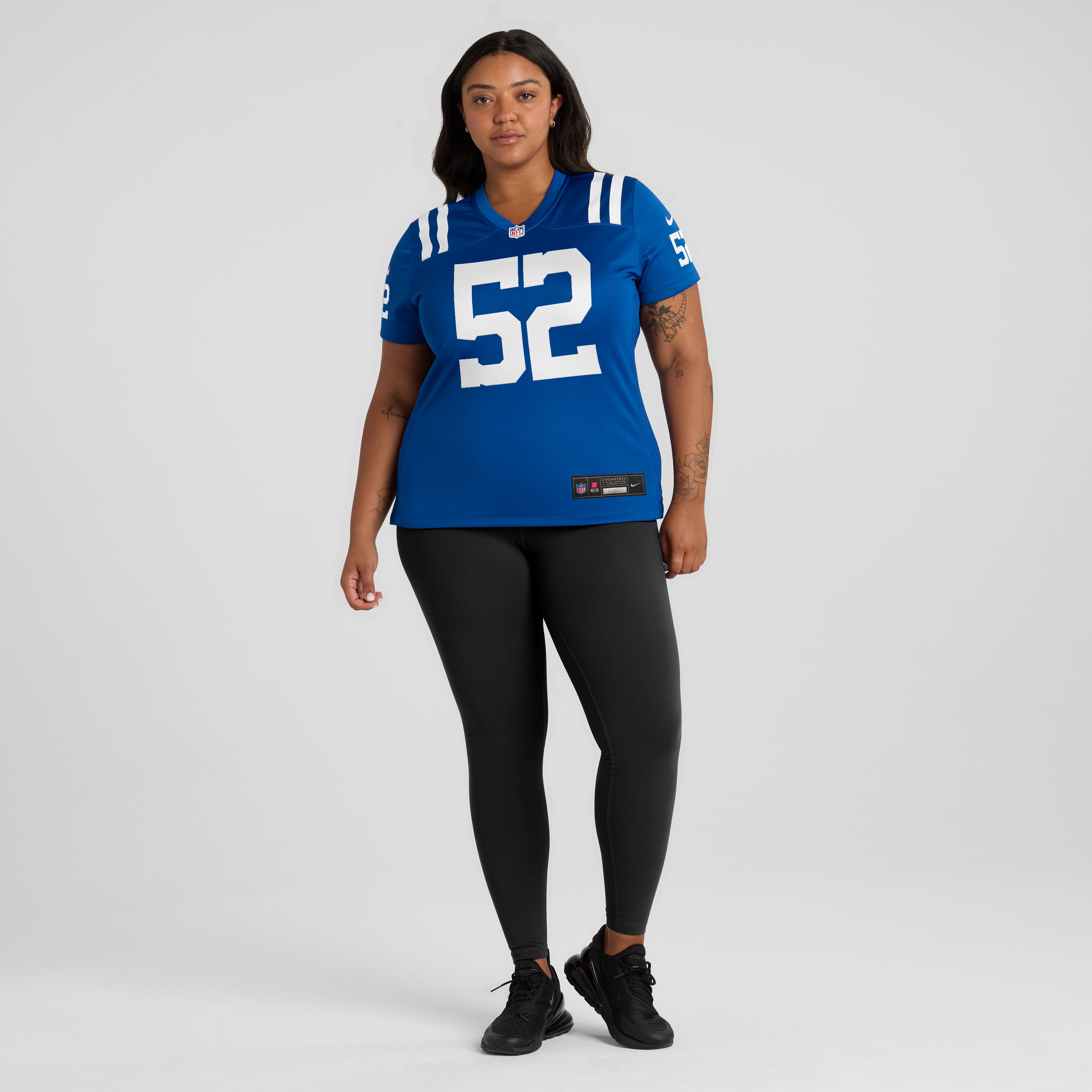 Maillot de match Nike George Gumbs Jr. Royal Indianapolis Colts pour femmes