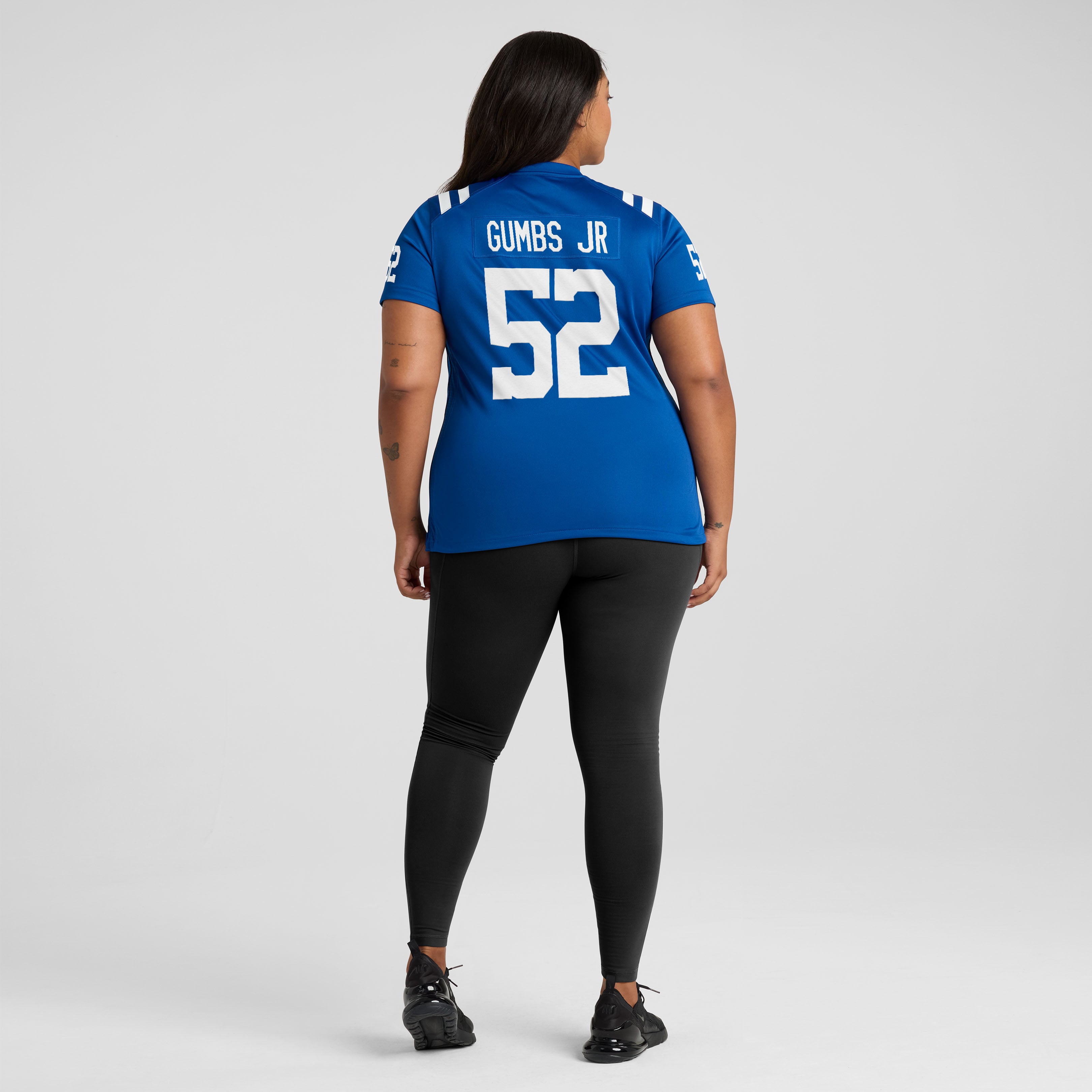 Maillot de match Nike George Gumbs Jr. Royal Indianapolis Colts pour femmes
