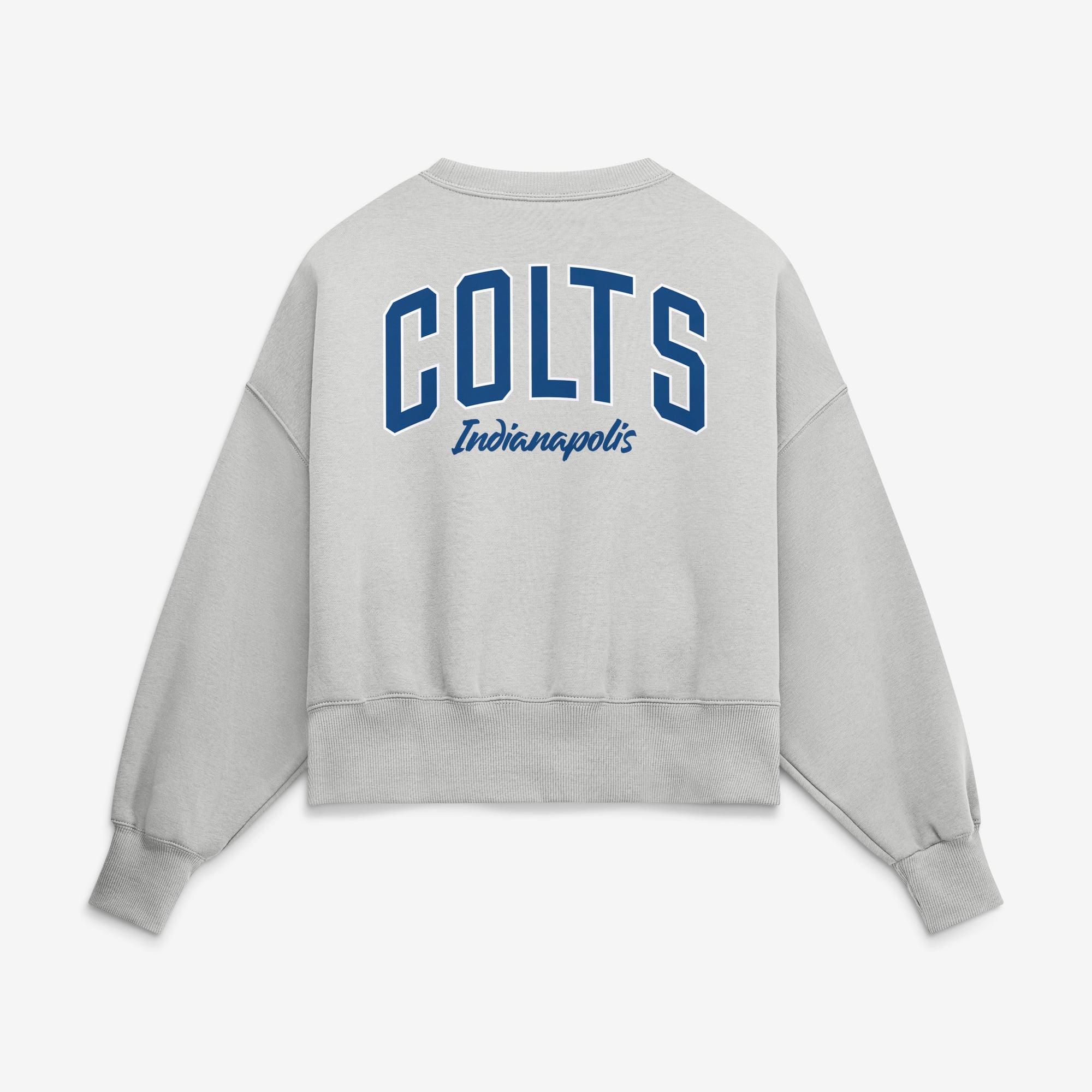 Women's Nike Gray Indianapolis Colts Oversized Primetime Phoenix Fleece Sweatshirt