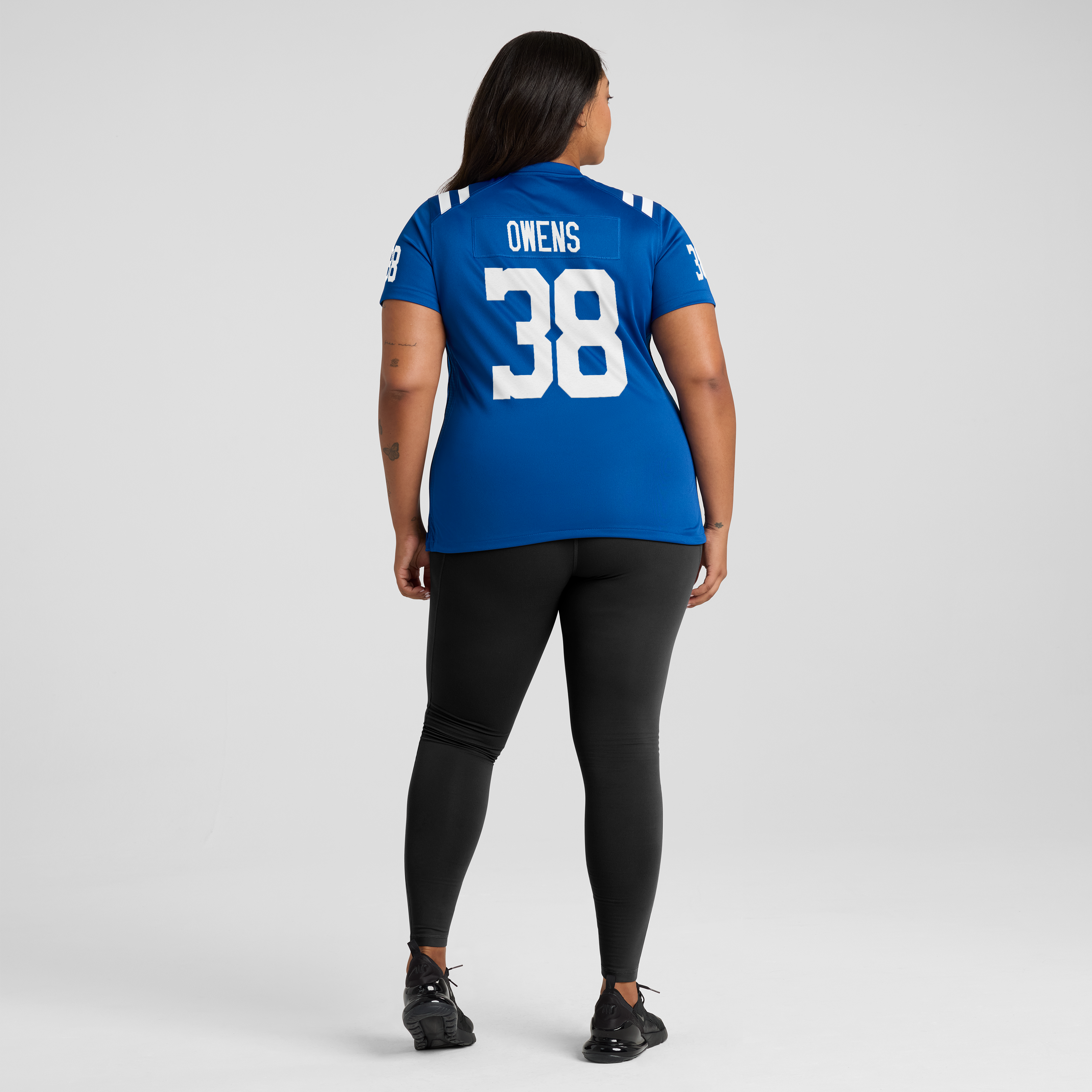 Maillot de match Nike Jonathan Owens Royal Indianapolis Colts pour femmes