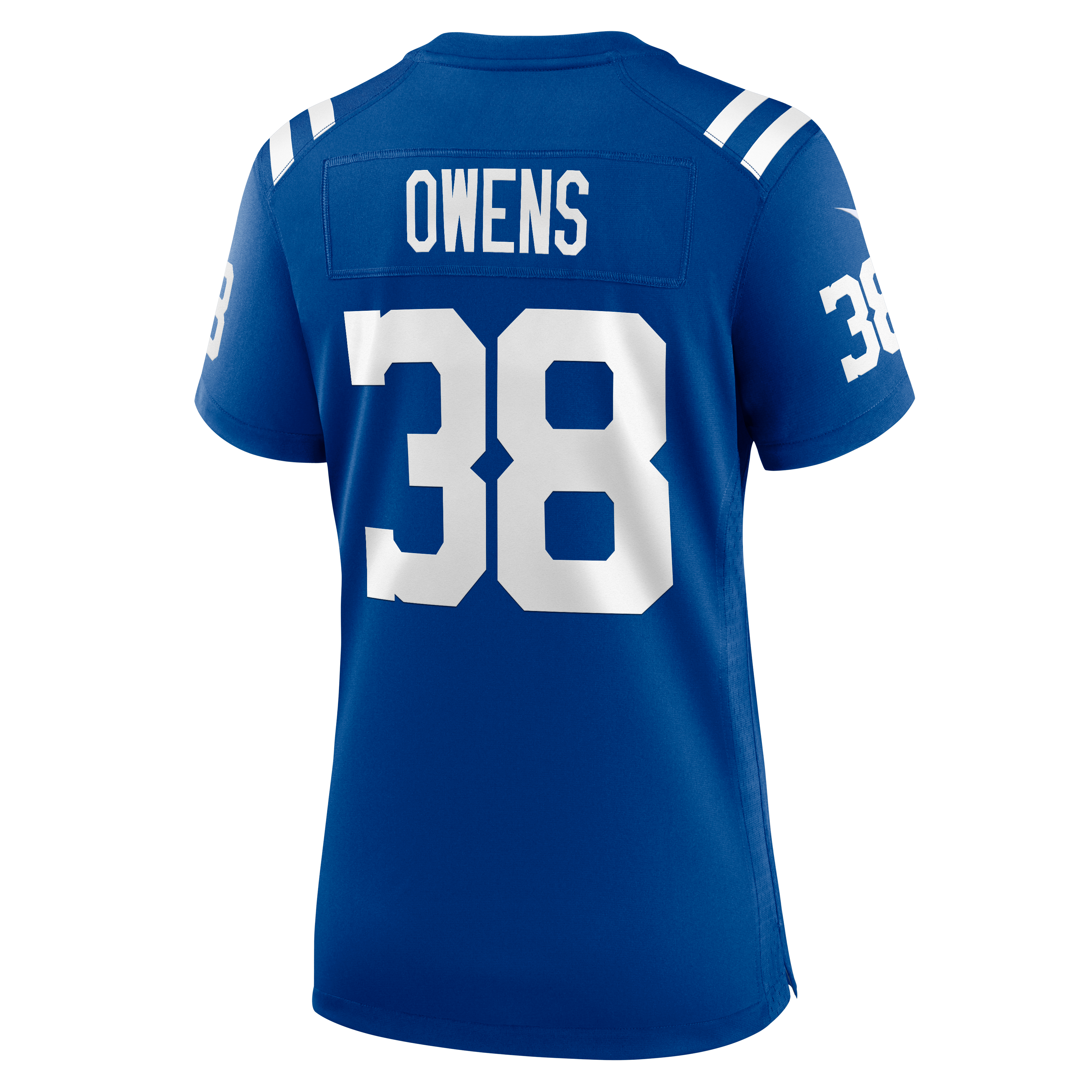 Maillot de match Nike Jonathan Owens Royal Indianapolis Colts pour femmes