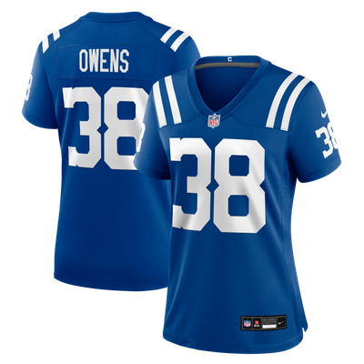 Jonathan Owens Indianapolis Colts Nike Women's Team Game Jersey - Royal