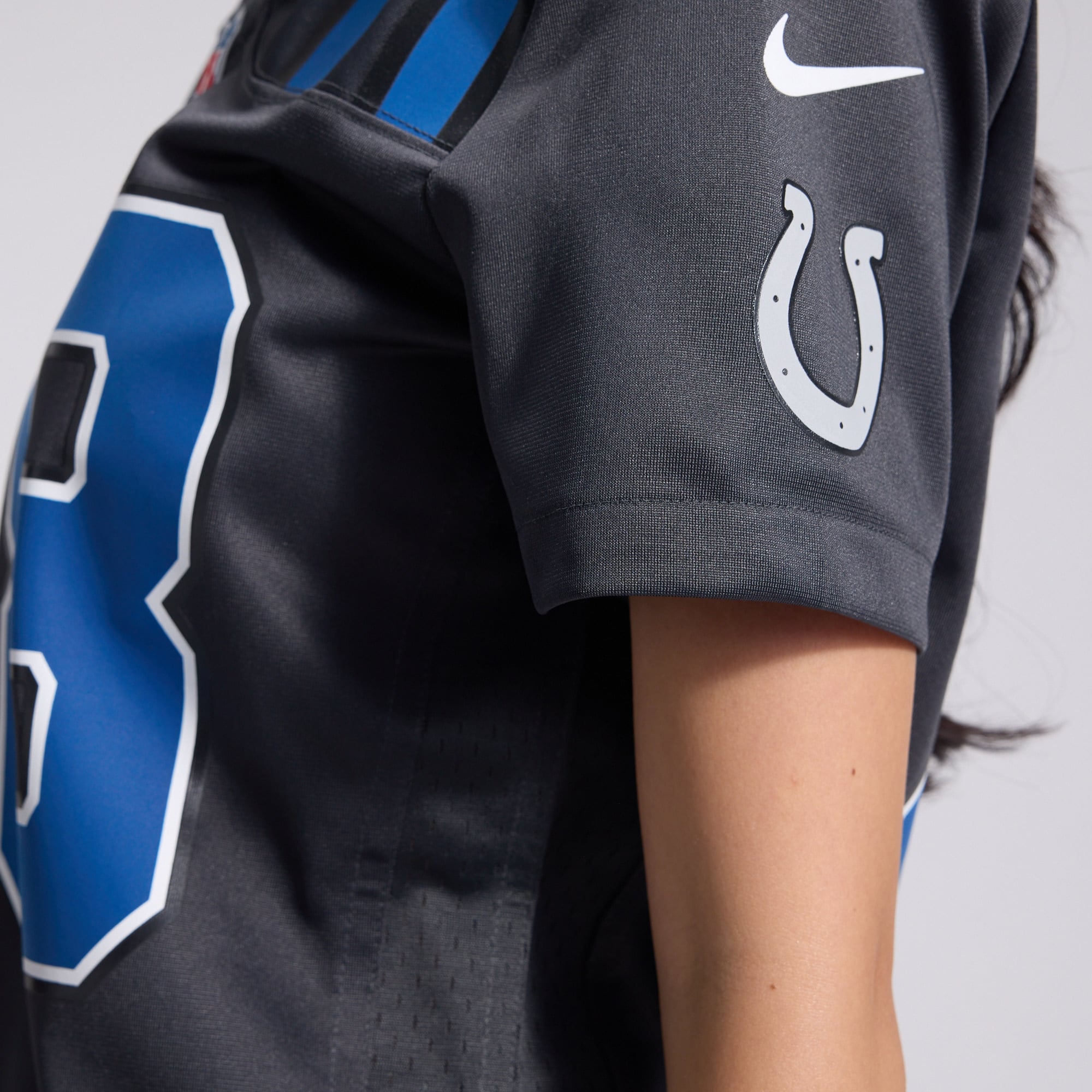 Women's Nike Jonathan Taylor Anthracite Indianapolis Colts 2026 Rivalries Collection Game Jersey