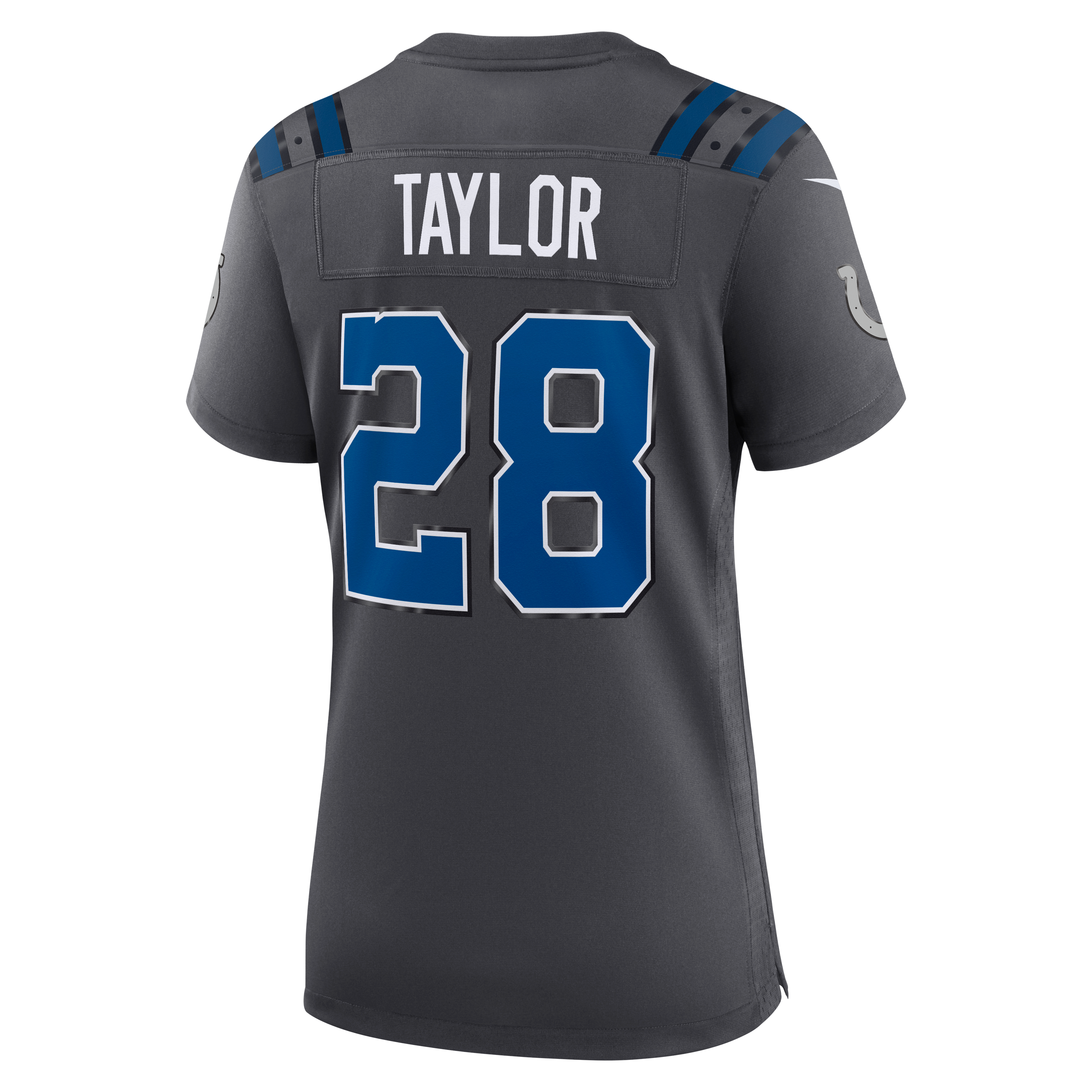 Women's Nike Jonathan Taylor Anthracite Indianapolis Colts 2026 Rivalries Collection Game Jersey