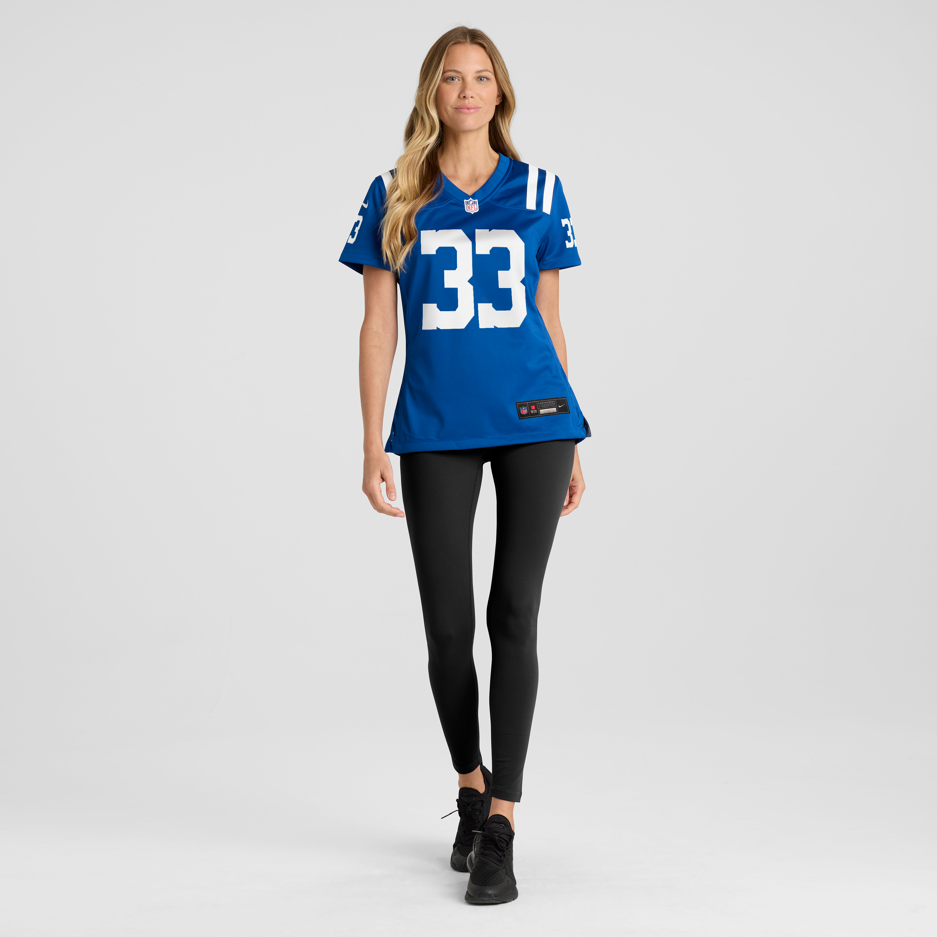 Maillot de match Nike Kenneth Harris Royal Indianapolis Colts pour femmes