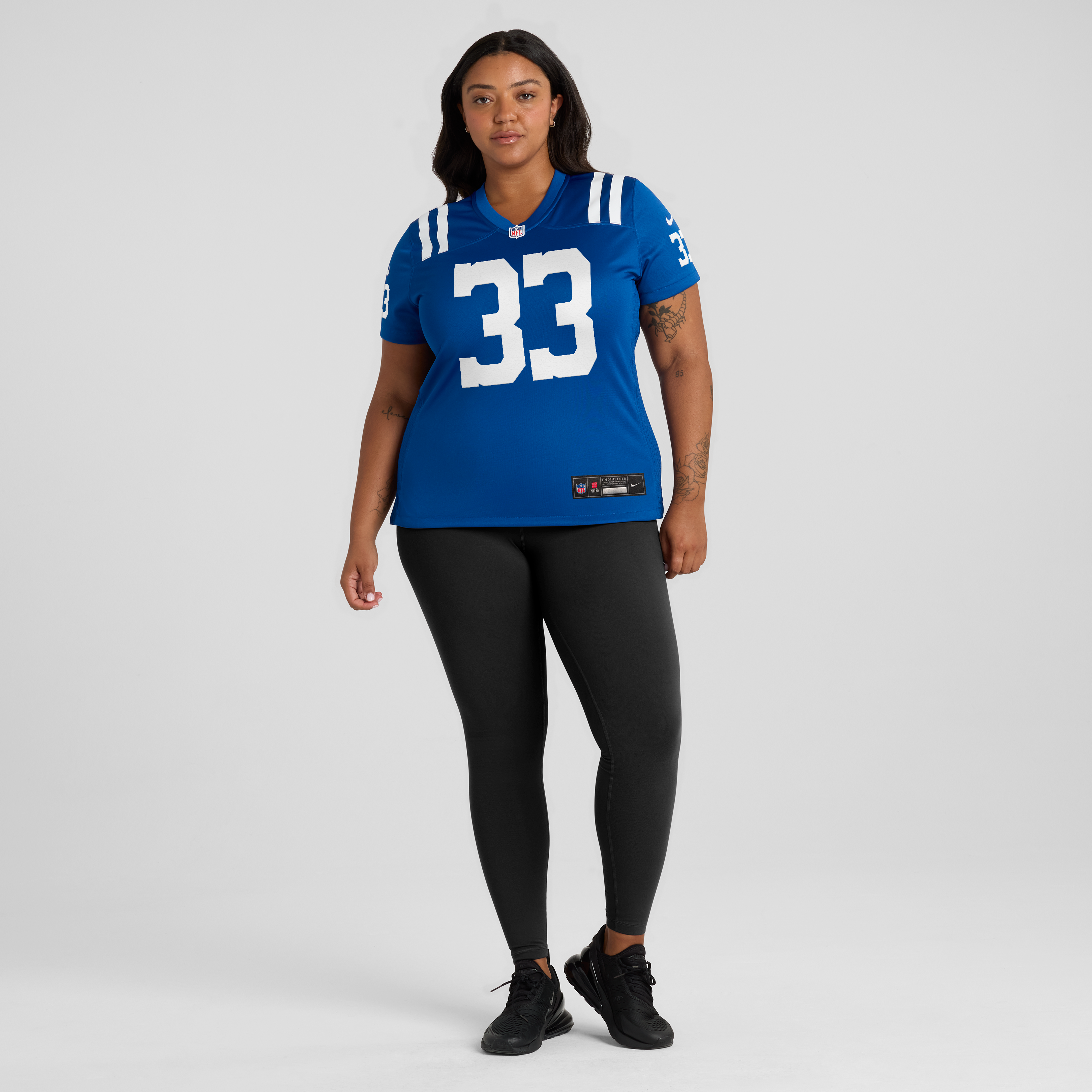 Maillot de match Nike Kenneth Harris Royal Indianapolis Colts pour femmes