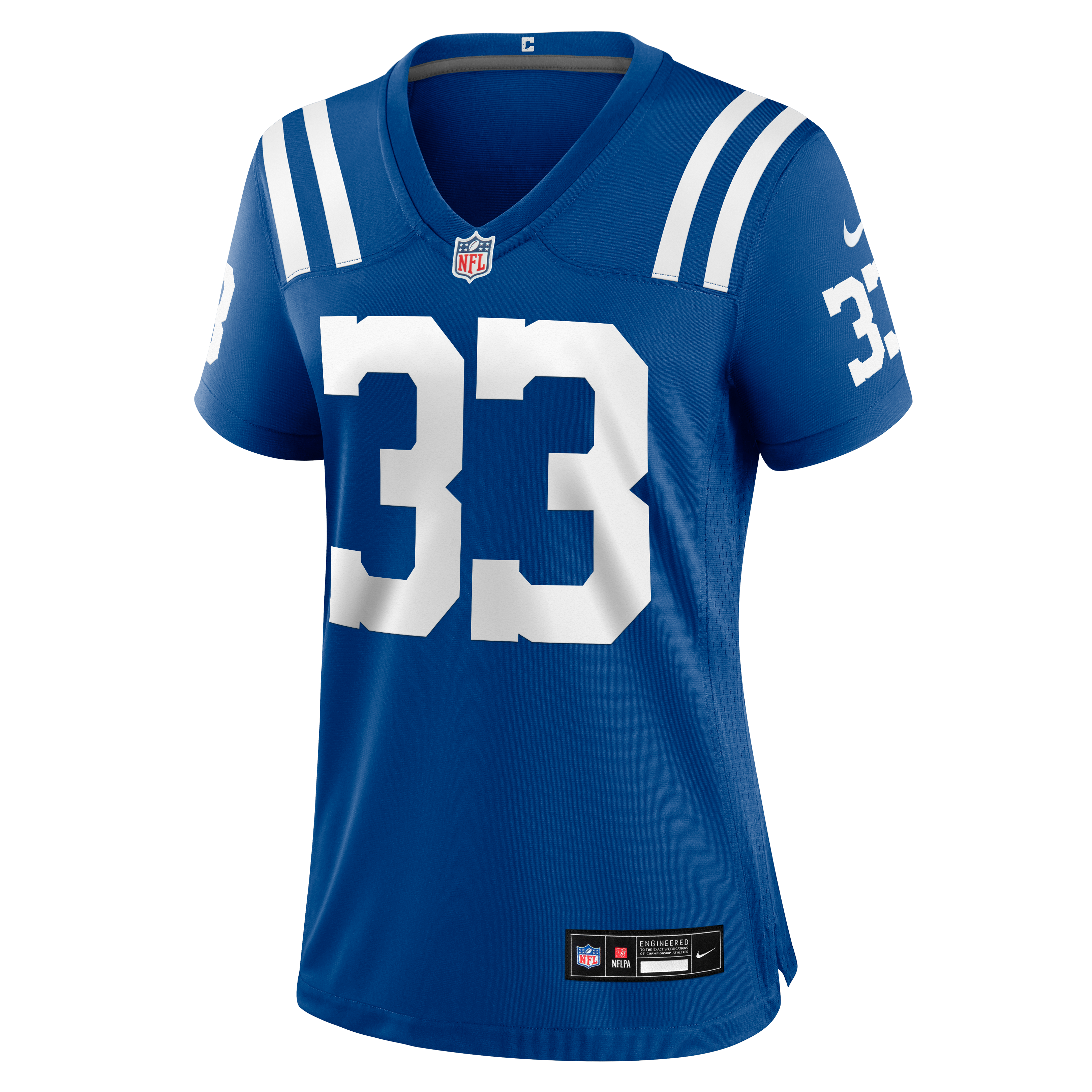 Maillot de match Nike Kenneth Harris Royal Indianapolis Colts pour femmes