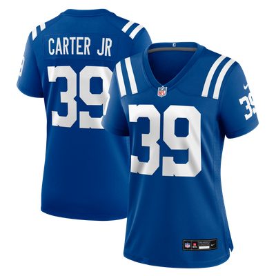 Rob Carter Jr. Indianapolis Colts Nike Women's Team Game Jersey - Royal