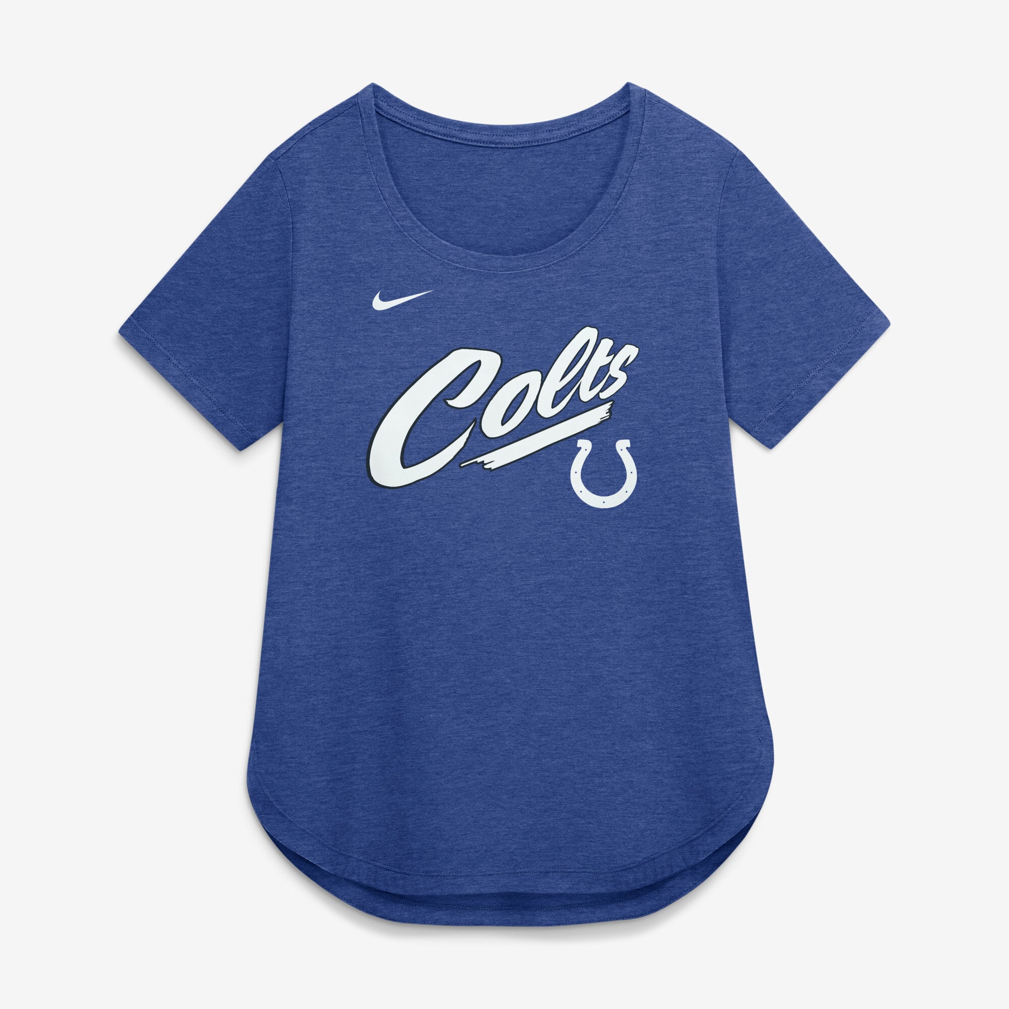 T-shirt Nike Royal Indianapolis Colts Primetime Tri-Blend pour femmes