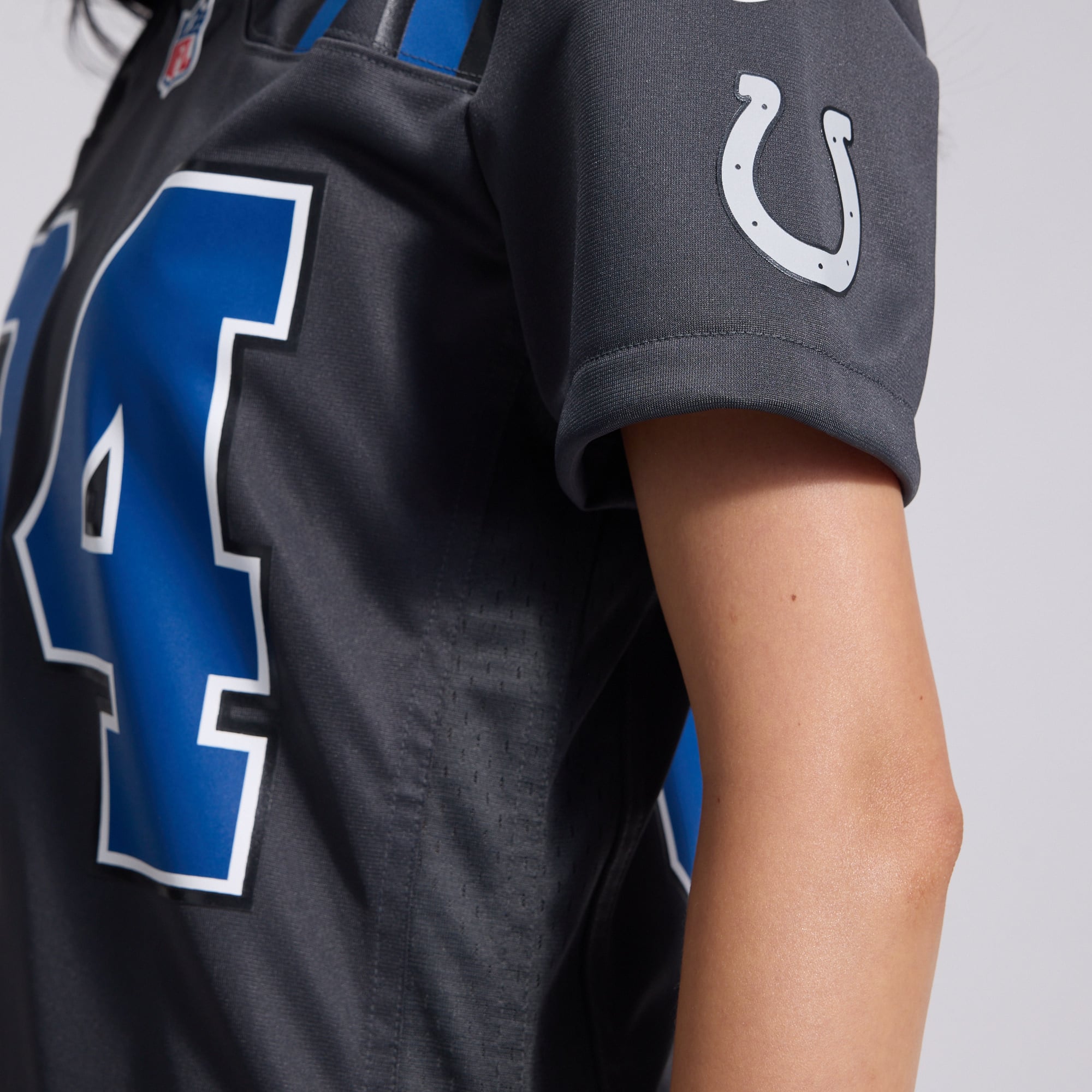 Women's Nike Tyler Warren Anthracite Indianapolis Colts 2026 Rivalries Collection Game Jersey