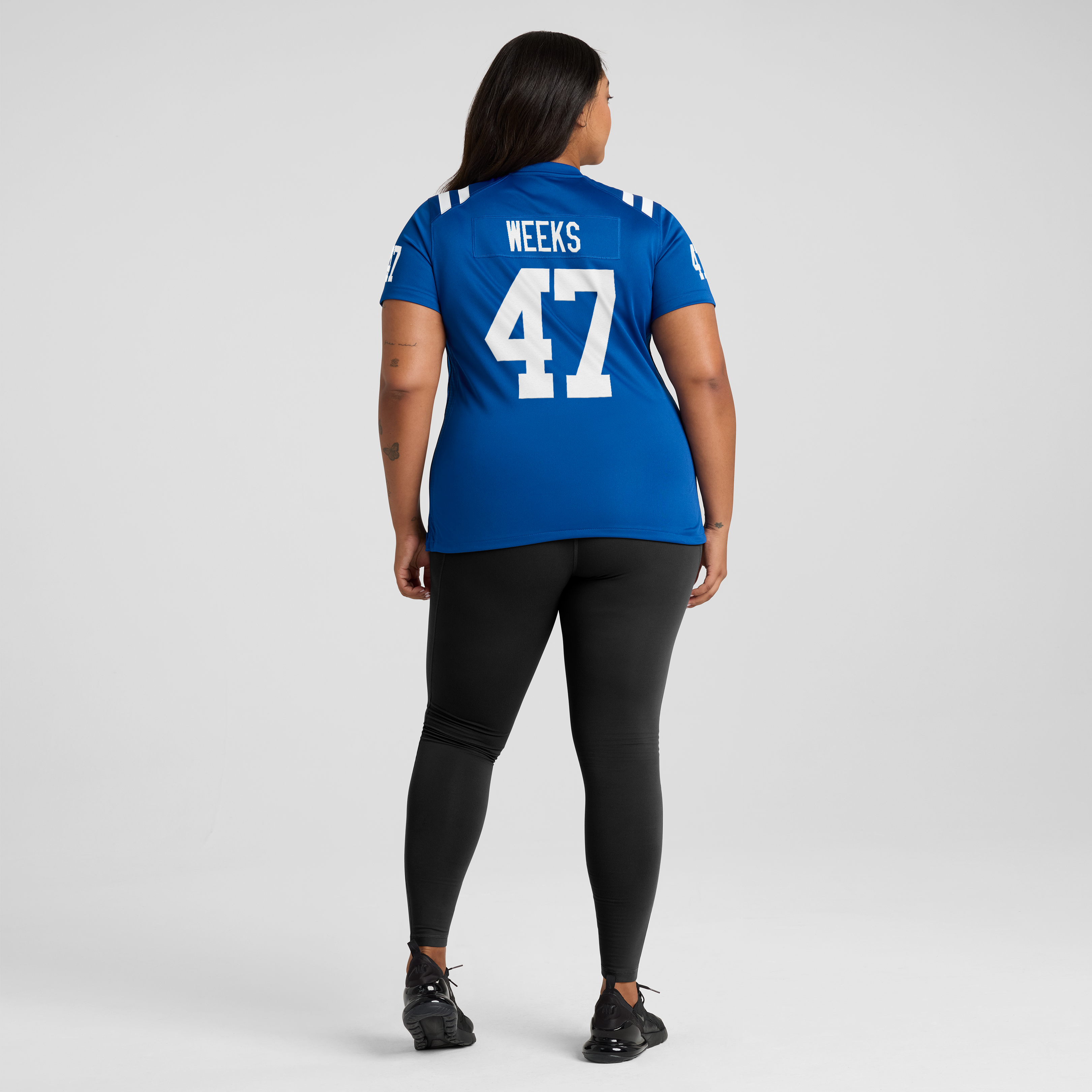 Women's Nike West Weeks Royal Indianapolis Colts Team Game Jersey