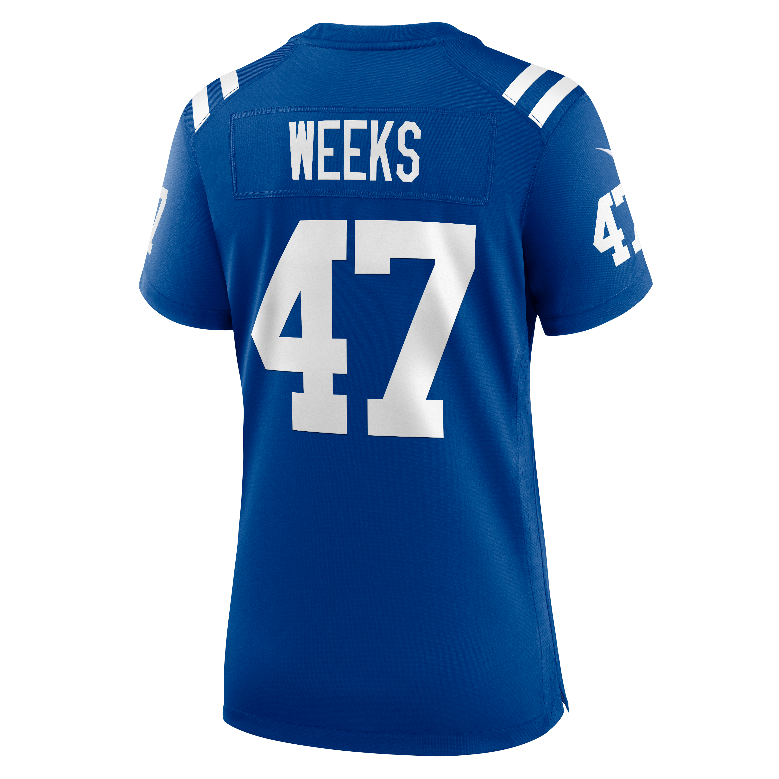 Women's Nike West Weeks Royal Indianapolis Colts Team Game Jersey