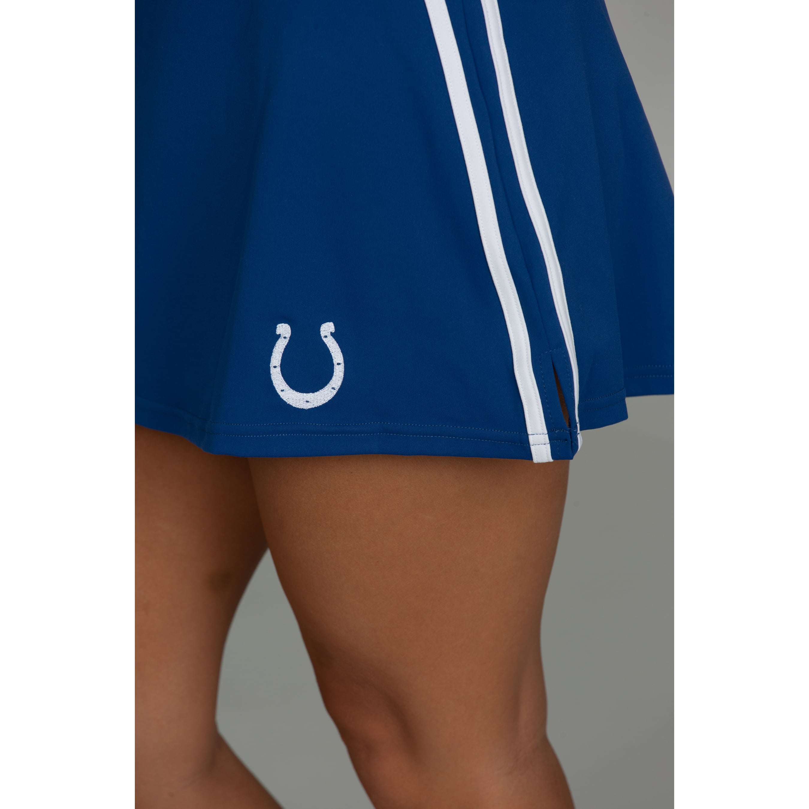 Jupe trapèze MotionCloud Royal Indianapolis Colts x Gold Hinge pour femme