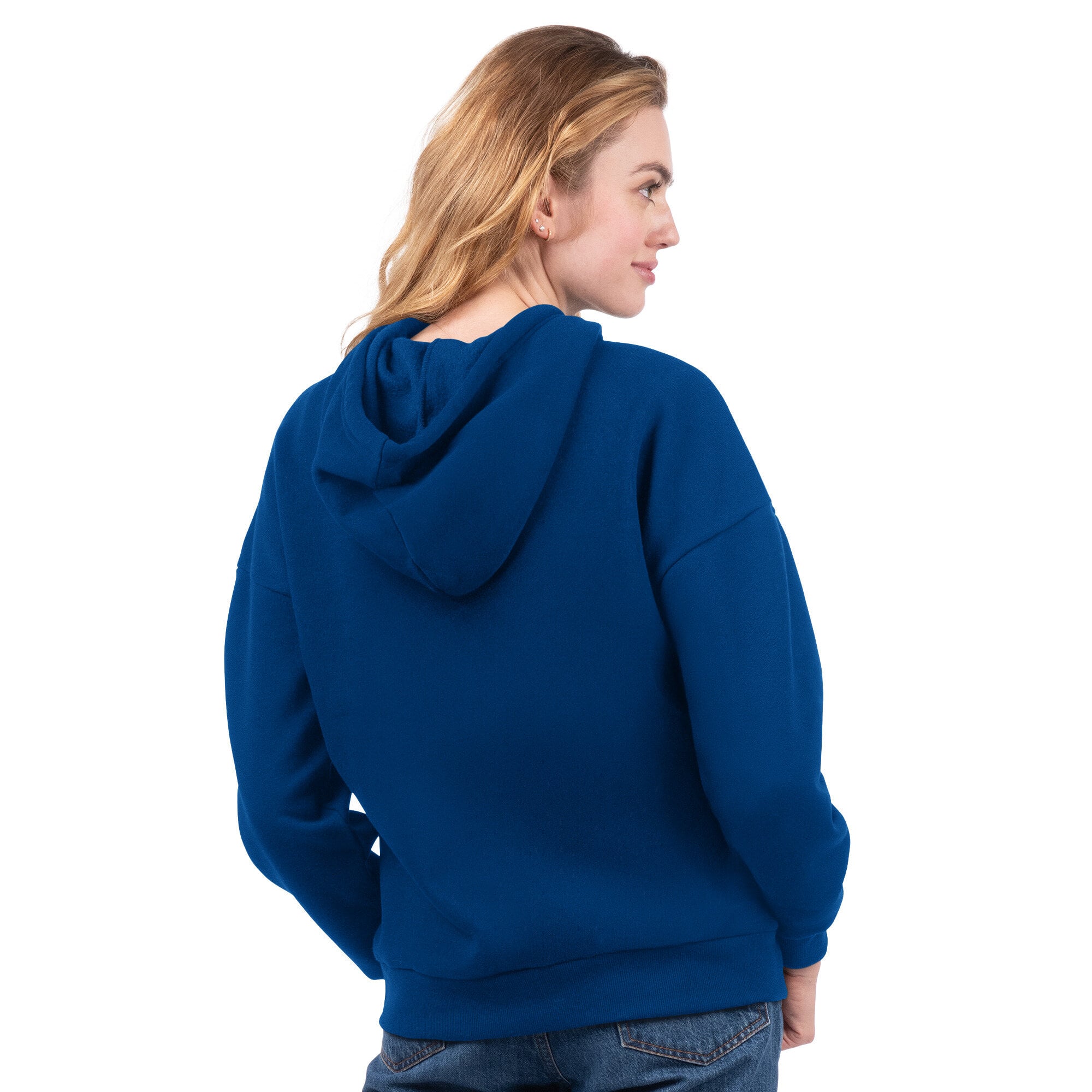 Women's Starter Gray/Royal Indianapolis Colts Hoodie & T-Shirt Combo Pack