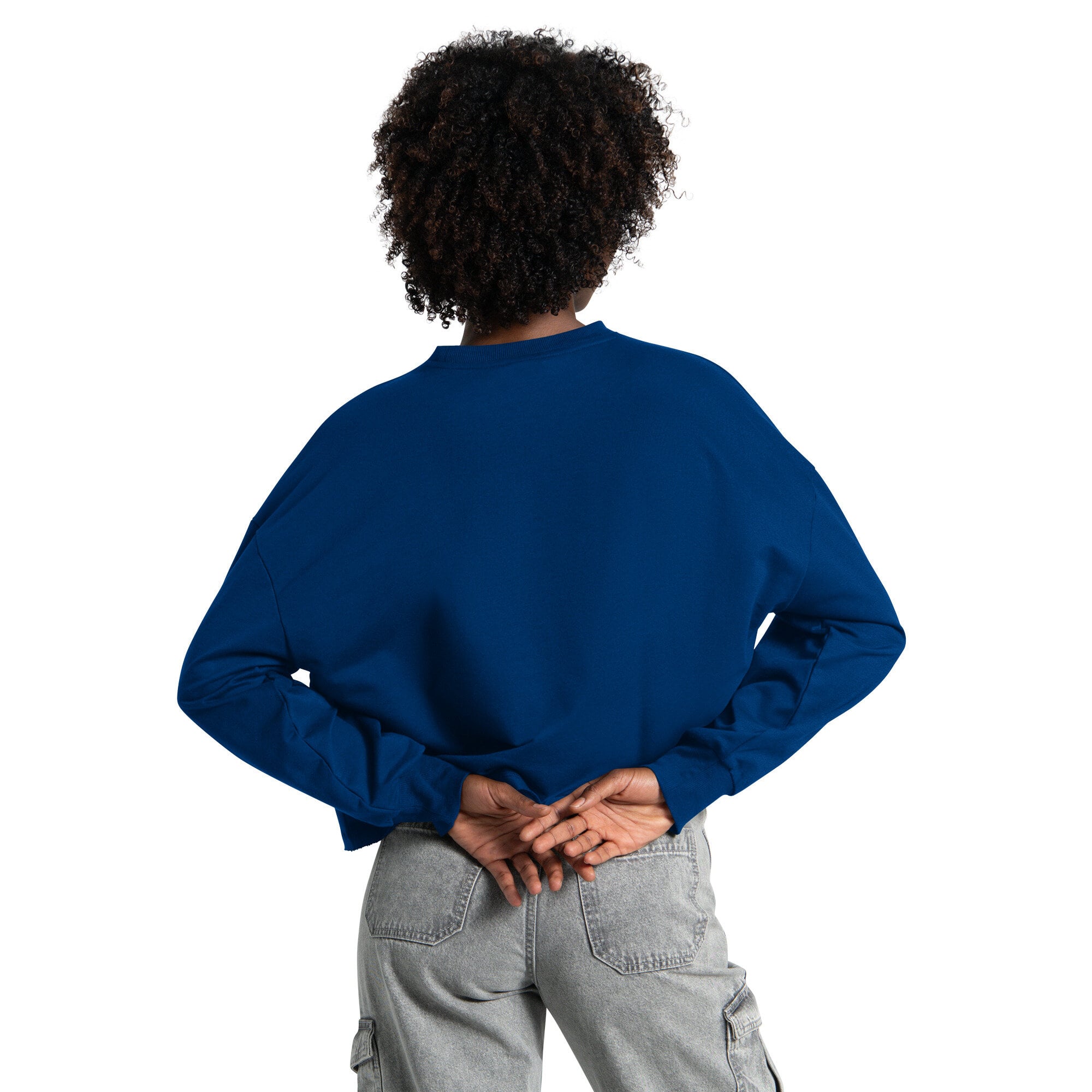 Sweat-shirt court Starter Royal Indianapolis Colts Bleachers pour femmes