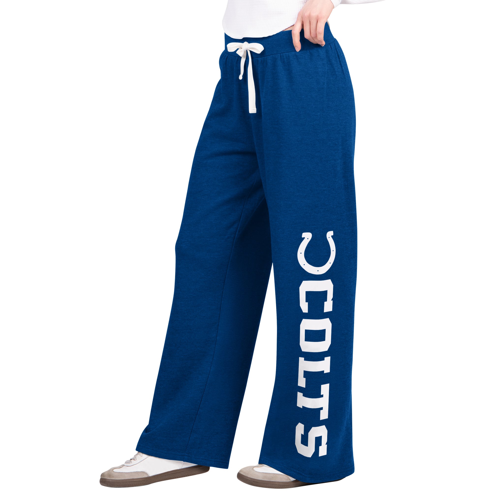 Pantalon de survêtement large pour femme Starter Royal Indianapolis Colts Field