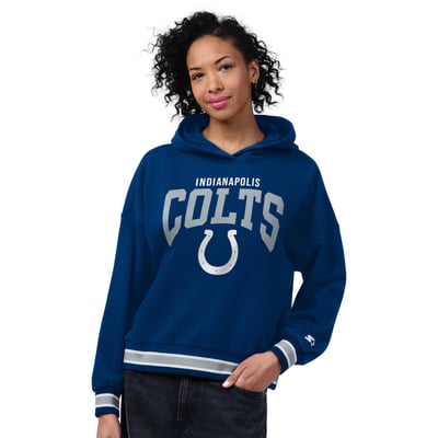 Indianapolis Colts Starter Women's Home Plate Hoodie - Royal