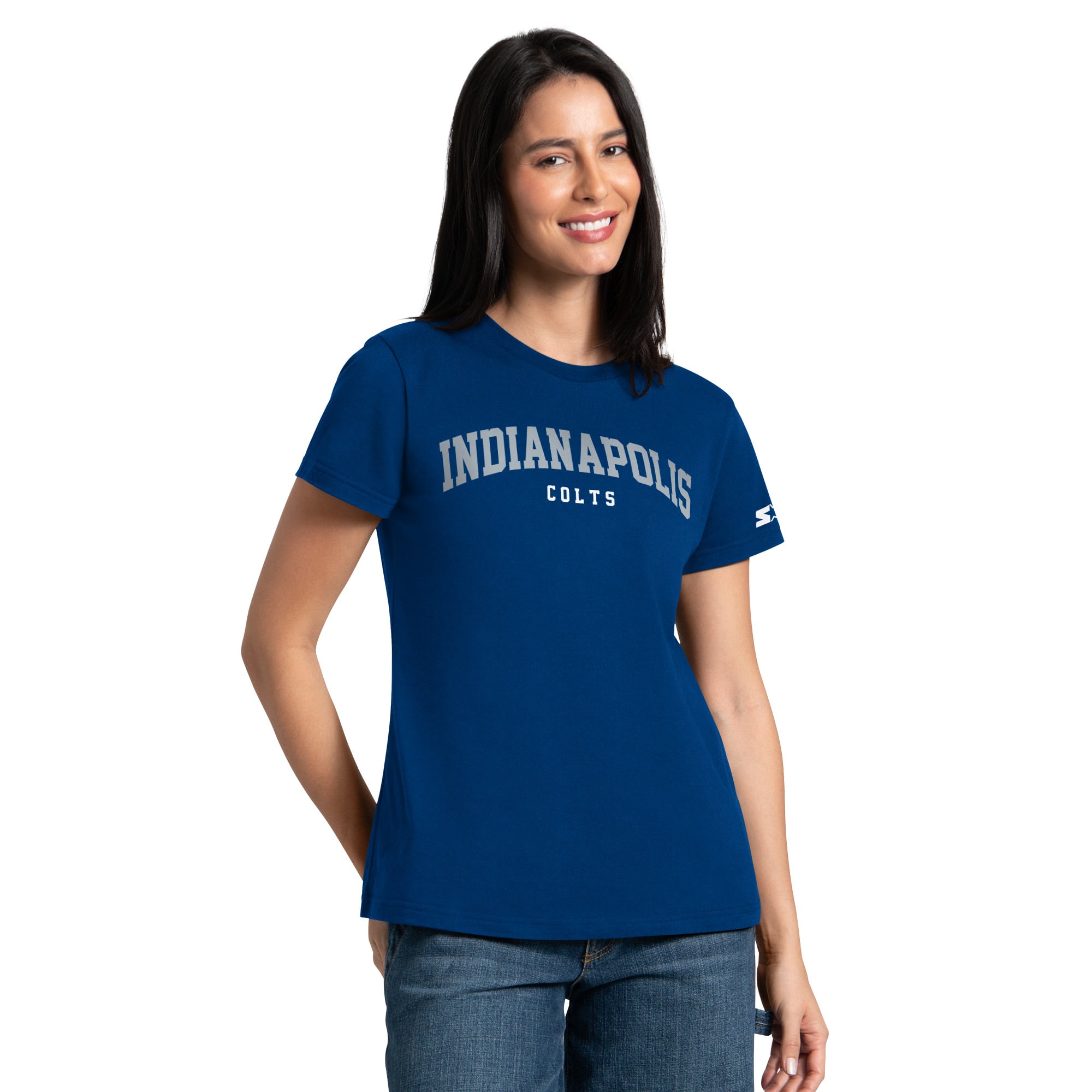 Pack de t-shirts Starter Royal/Blanc pour femmes, Indianapolis Colts