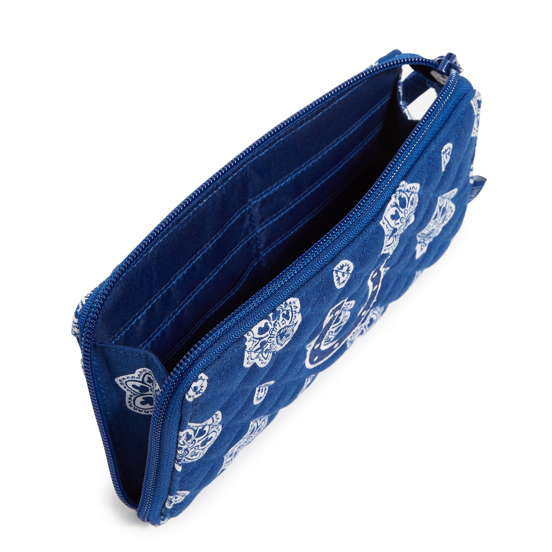 Women's Vera Bradley Indianapolis Colts RFID Front-Zip Wristlet