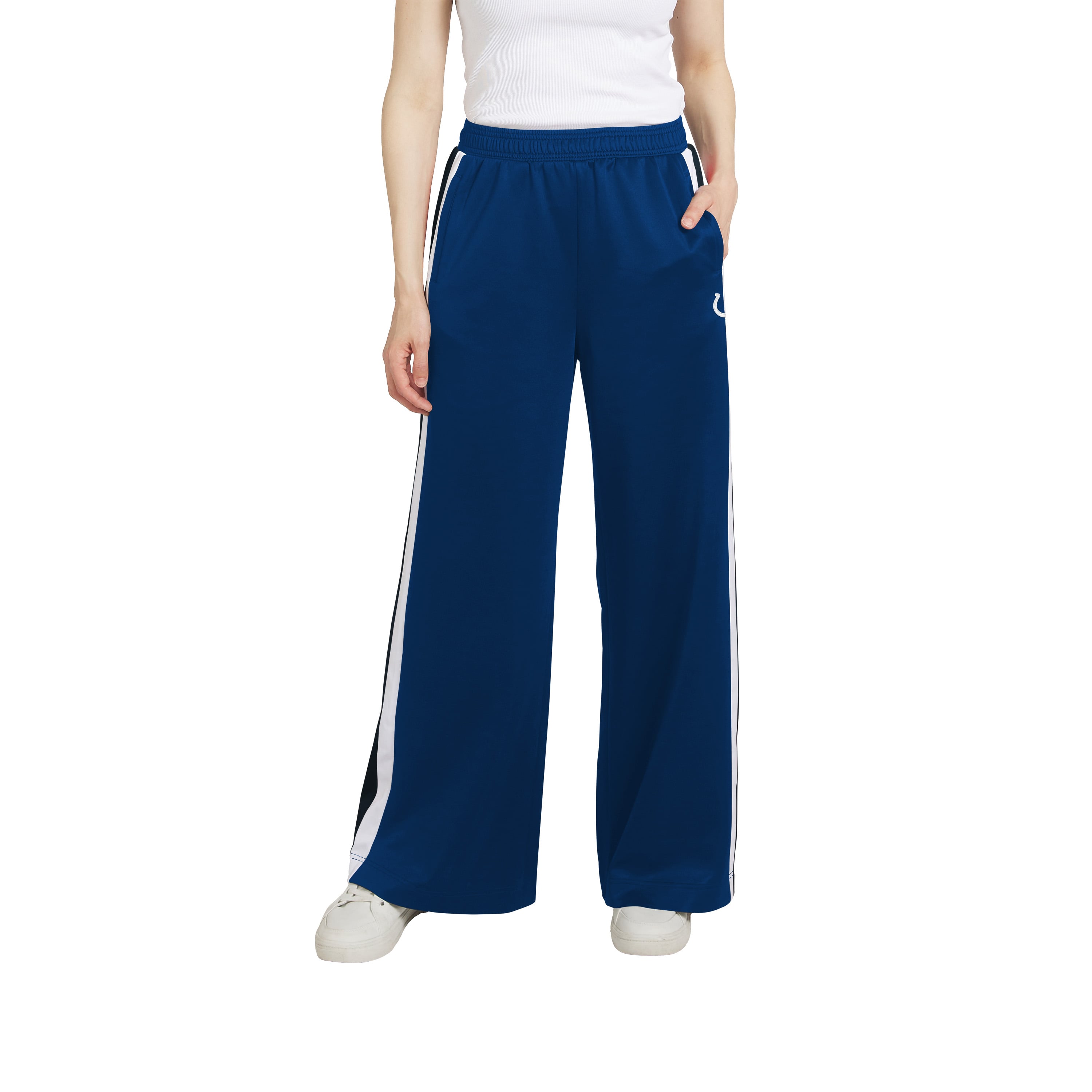 Pantalon de survêtement rayé Indianapolis Colts la marque WEAR by Erin Andrews pour femmes