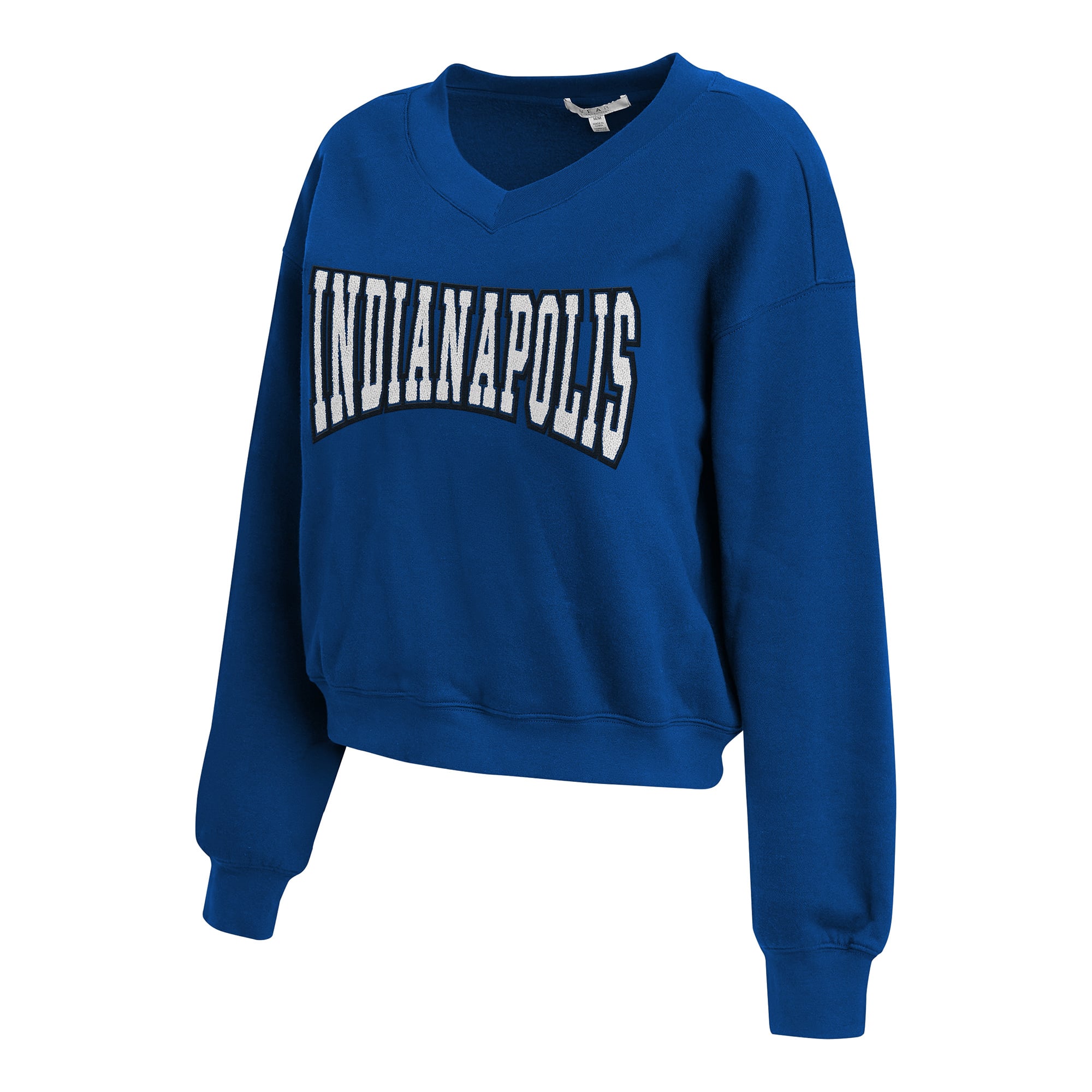 Women's WEAR by Erin Andrews Royal Indianapolis Colts Fleece V-Neck Lounge Set