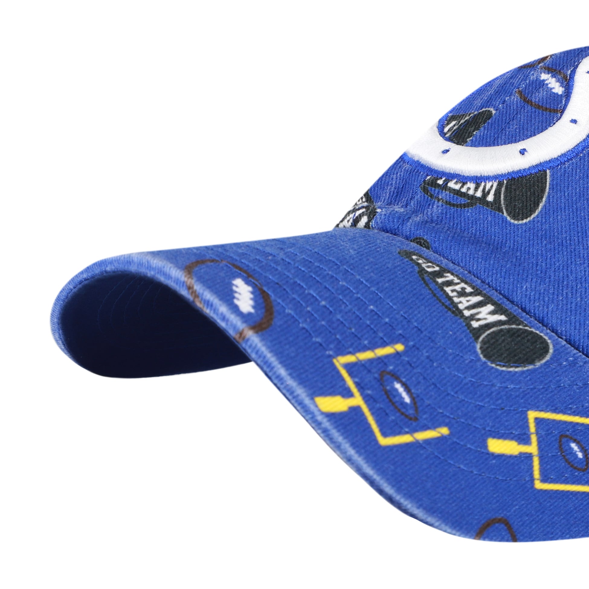 Youth '47 Royal Indianapolis Colts Stomping Ground Clean Up Adjustable Hat
