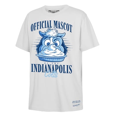 Indianapolis Colts Mitchell & Ness Youth Official Mascot T-Shirt - White
