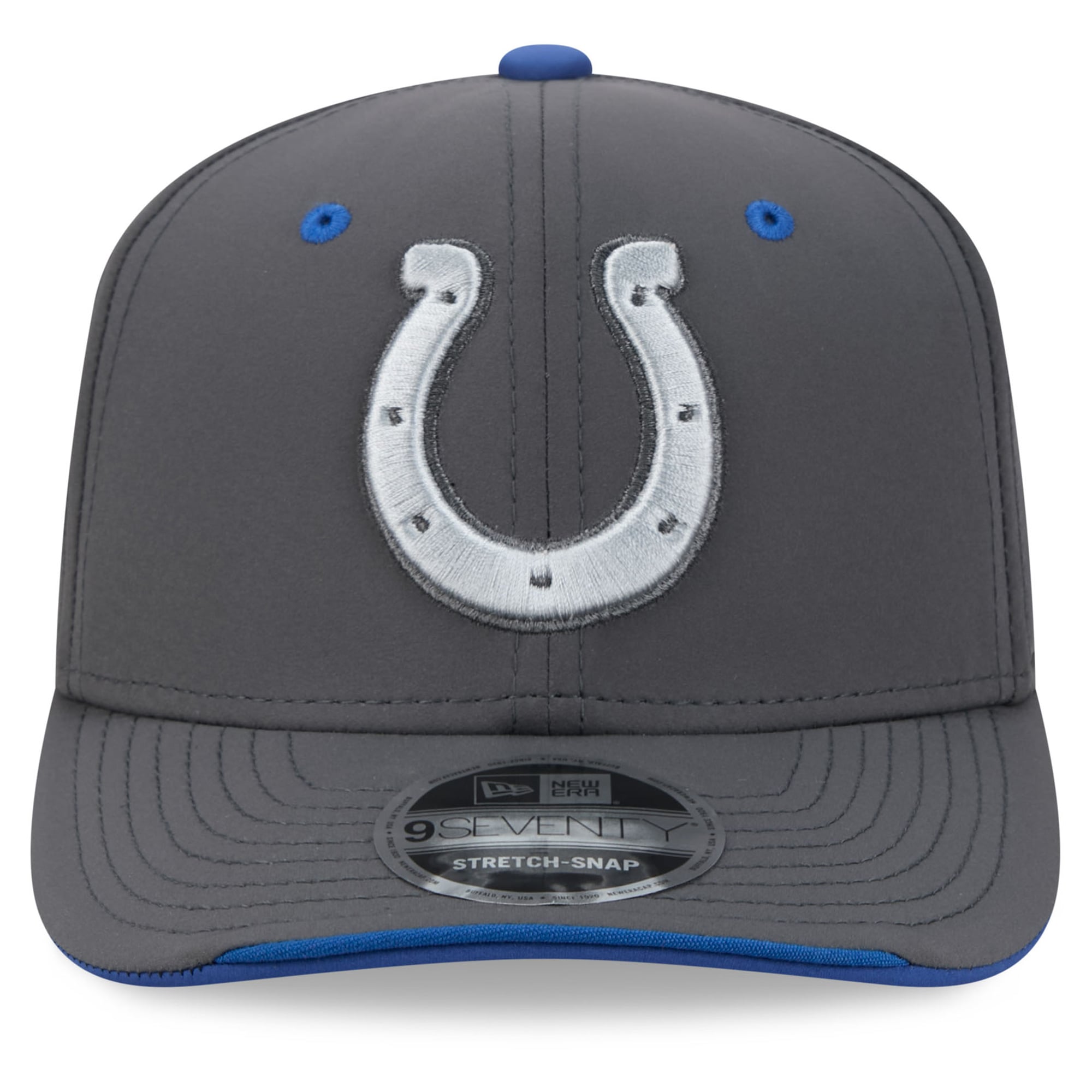 Youth New Era Anthracite Indianapolis Colts 2026 Rivalries Collection 9SEVENTY Adjustable Hat