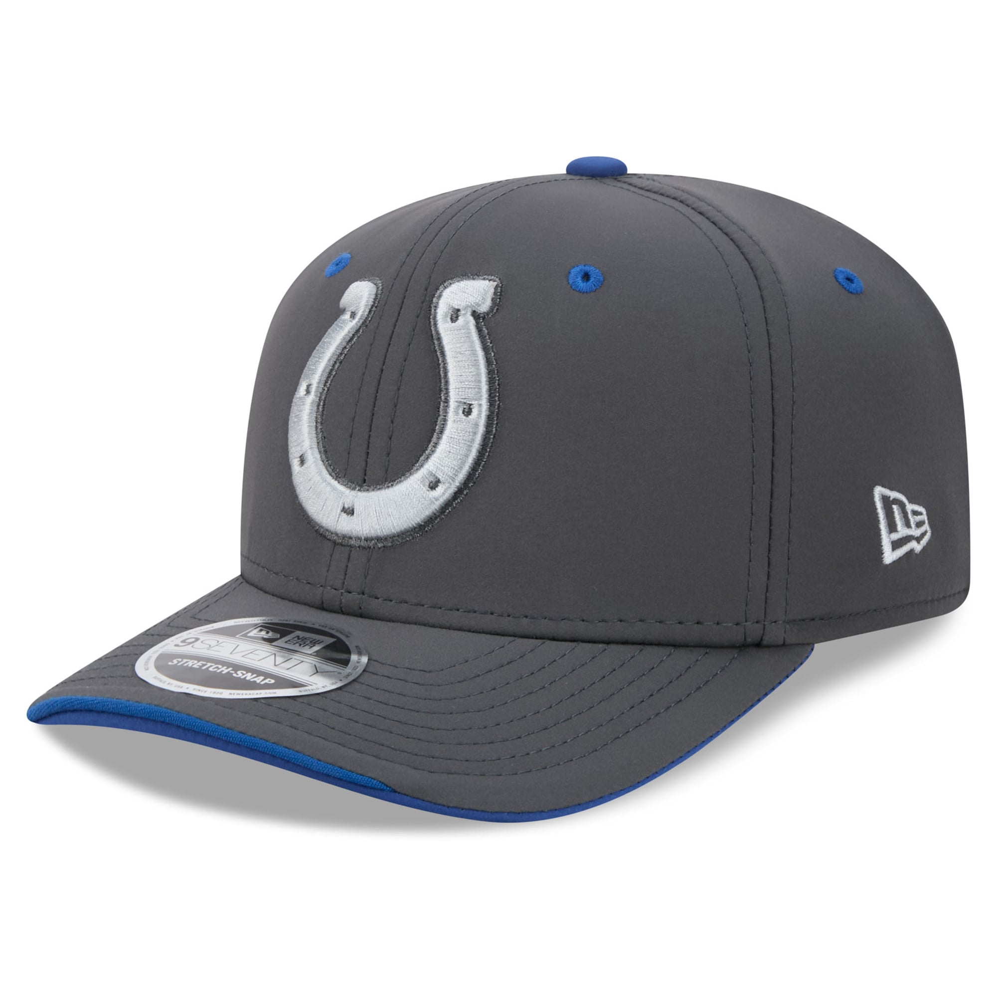 Youth New Era Anthracite Indianapolis Colts 2026 Rivalries Collection 9SEVENTY Adjustable Hat
