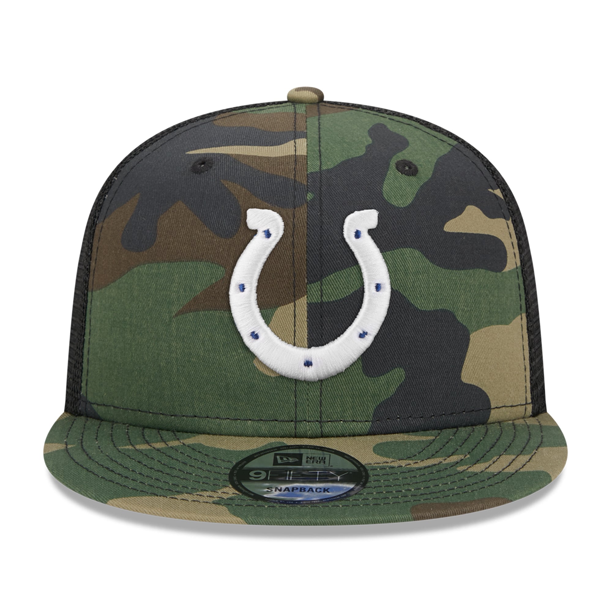 Casquette New Era Camo Indianapolis Colts Main Trucker 9FIFTY Snapback pour jeune